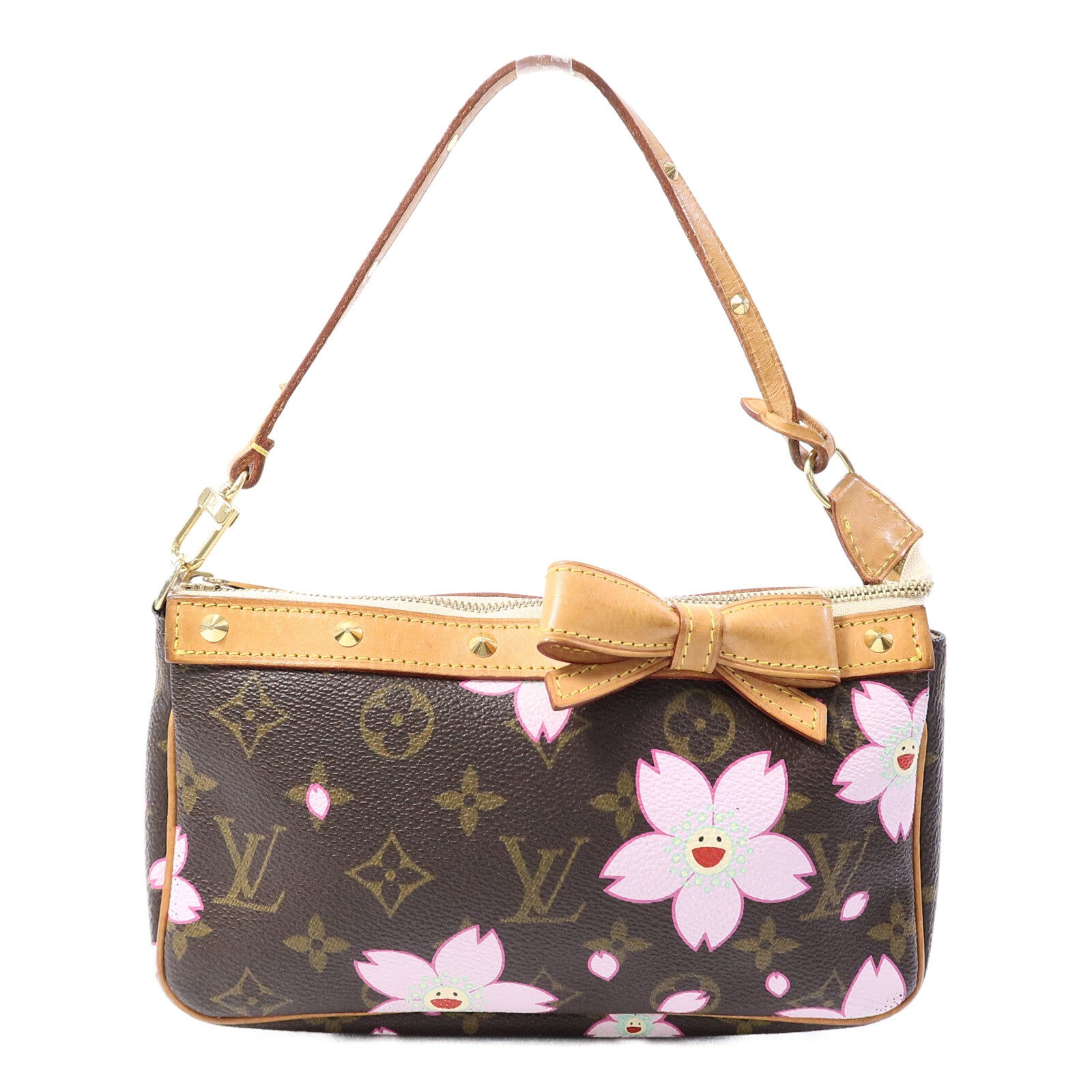 LOUIS VUITTON Monogram Cherry Blossom Pochette手拿包