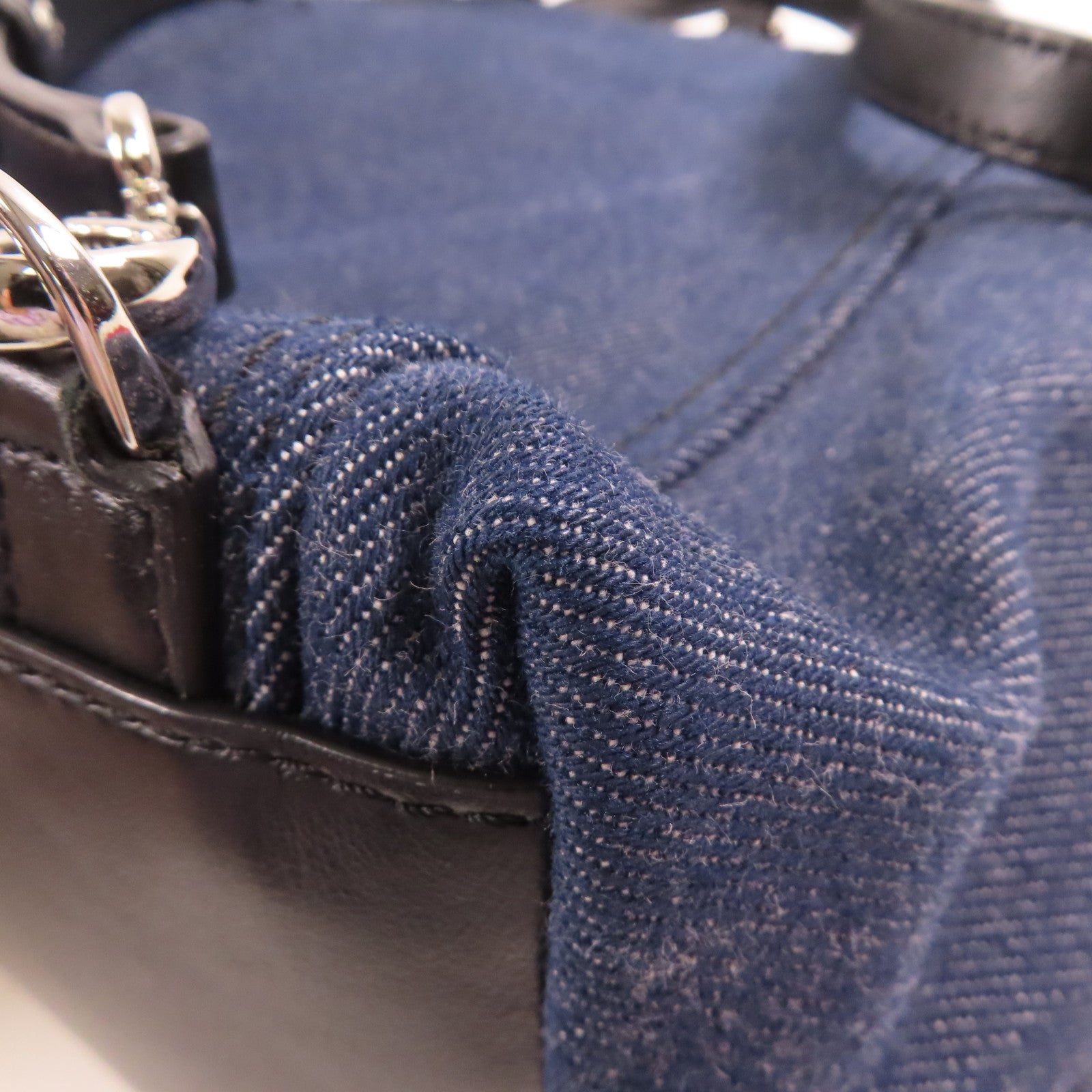 TOD'S 【激減優惠】牛仔布Backpack銀扣背包