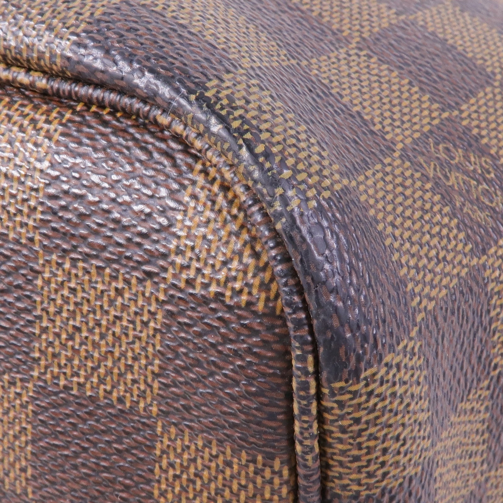 LOUIS VUITTON Damier Neverfull MM金扣肩背袋/手挽袋