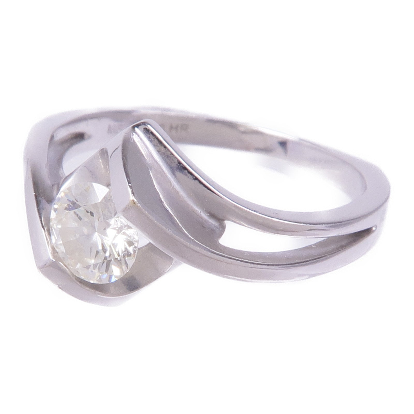 JEWELRY 【激減優惠】18K白金Diamond Ring鑽石戒指US#5.5