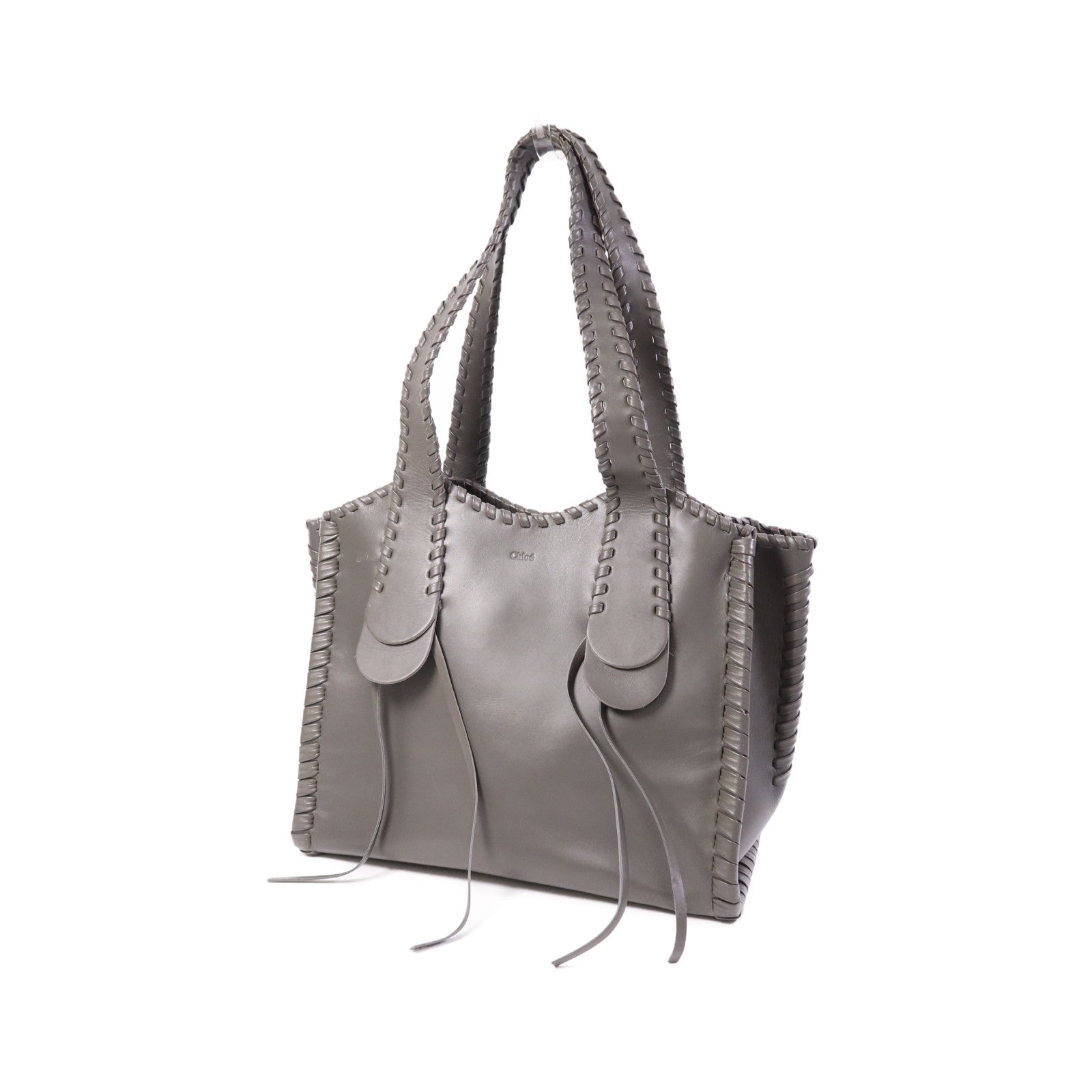 Chloe 【激減優惠】牛皮皮革Mony Tote Bag金扣手挽袋