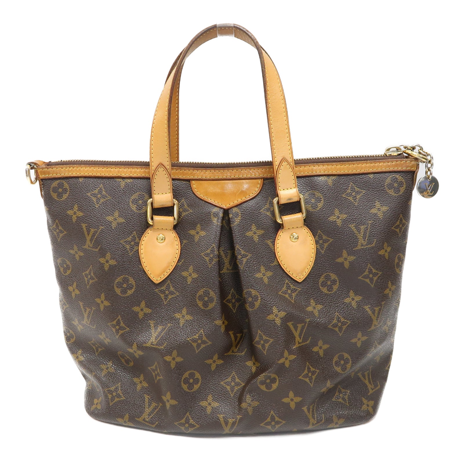 LOUIS VUITTON 【激減優惠】Monogram Palermo PM金扣手挽肩背兩用袋啡色