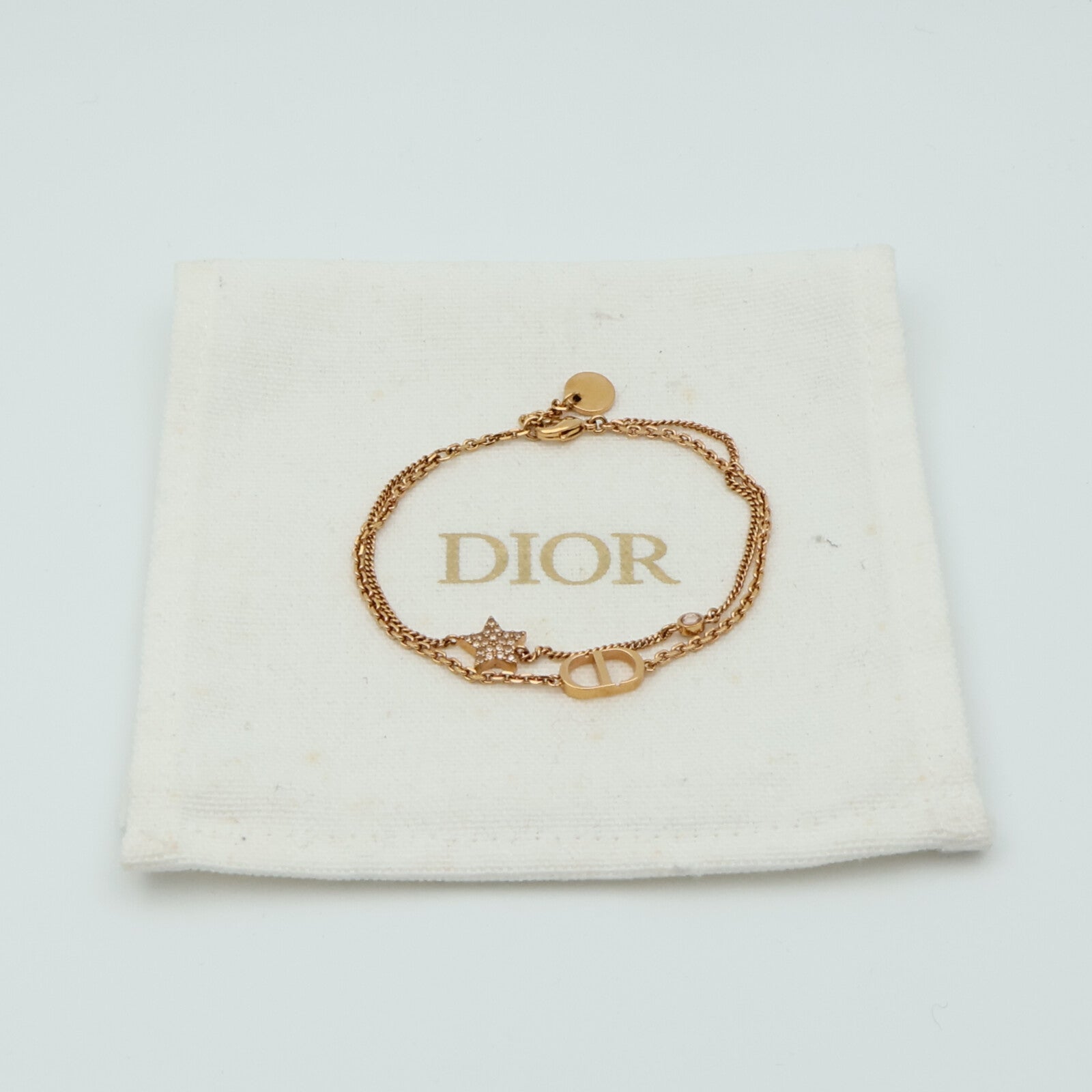 Dior 金屬Petit CD Double Bracelet手鏈