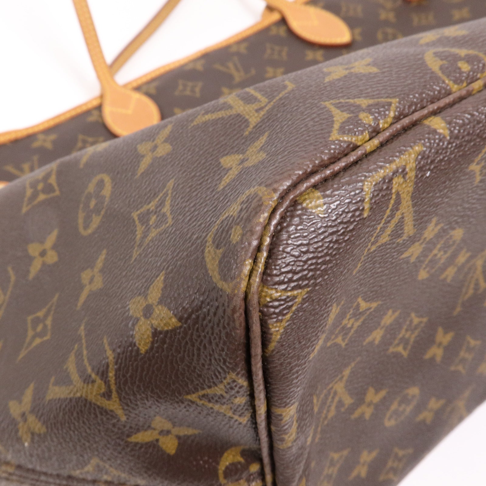 LOUIS VUITTON Monogram Neverfull GM金扣手挽袋