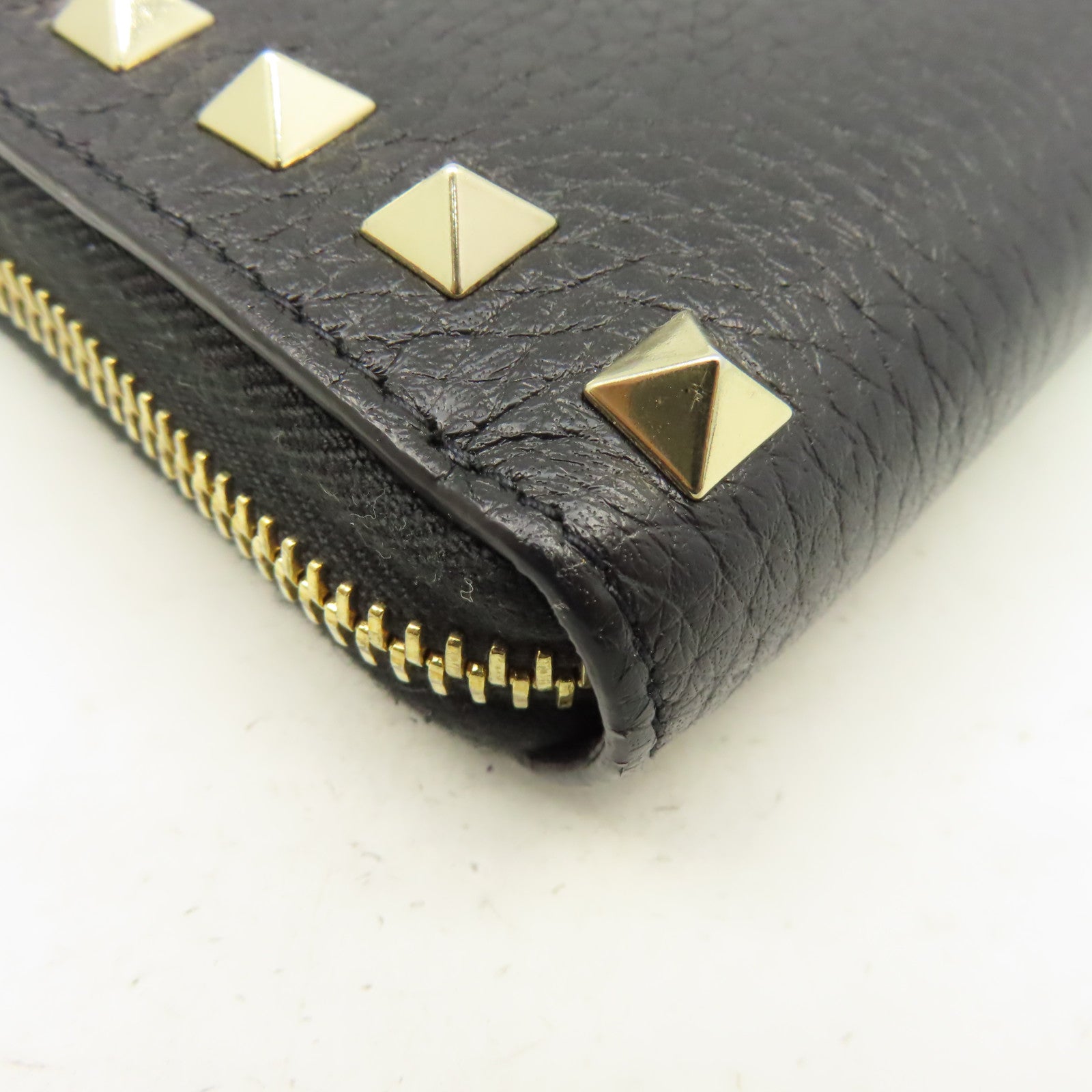 Valentino 【激減優惠】牛皮皮革Zipper Long Wallet拉鏈長錢包