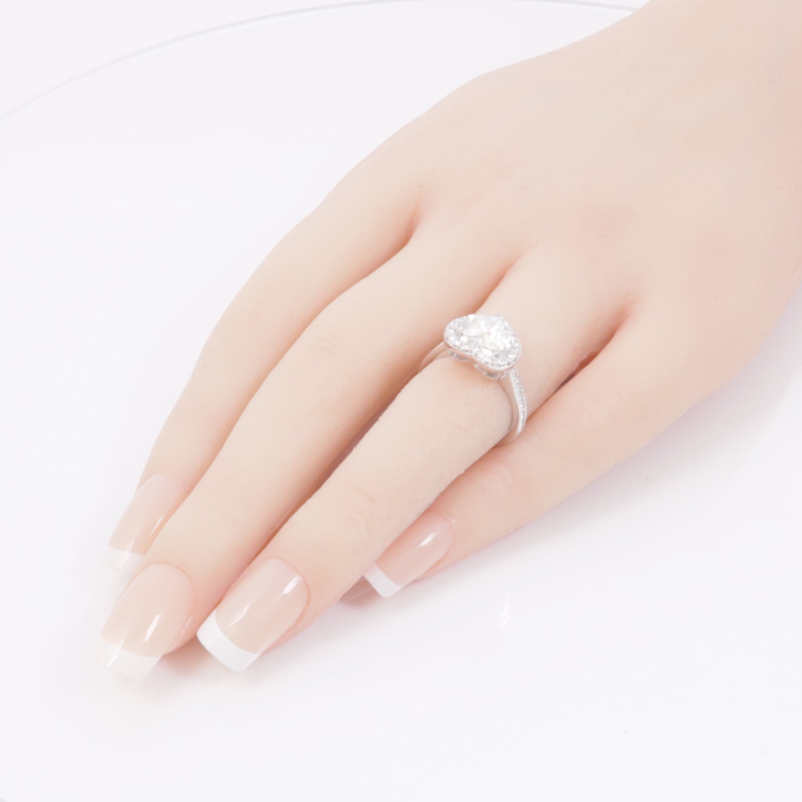 JEWELRY 18K白金Diamond Ring 鑽石戒指US#4.5