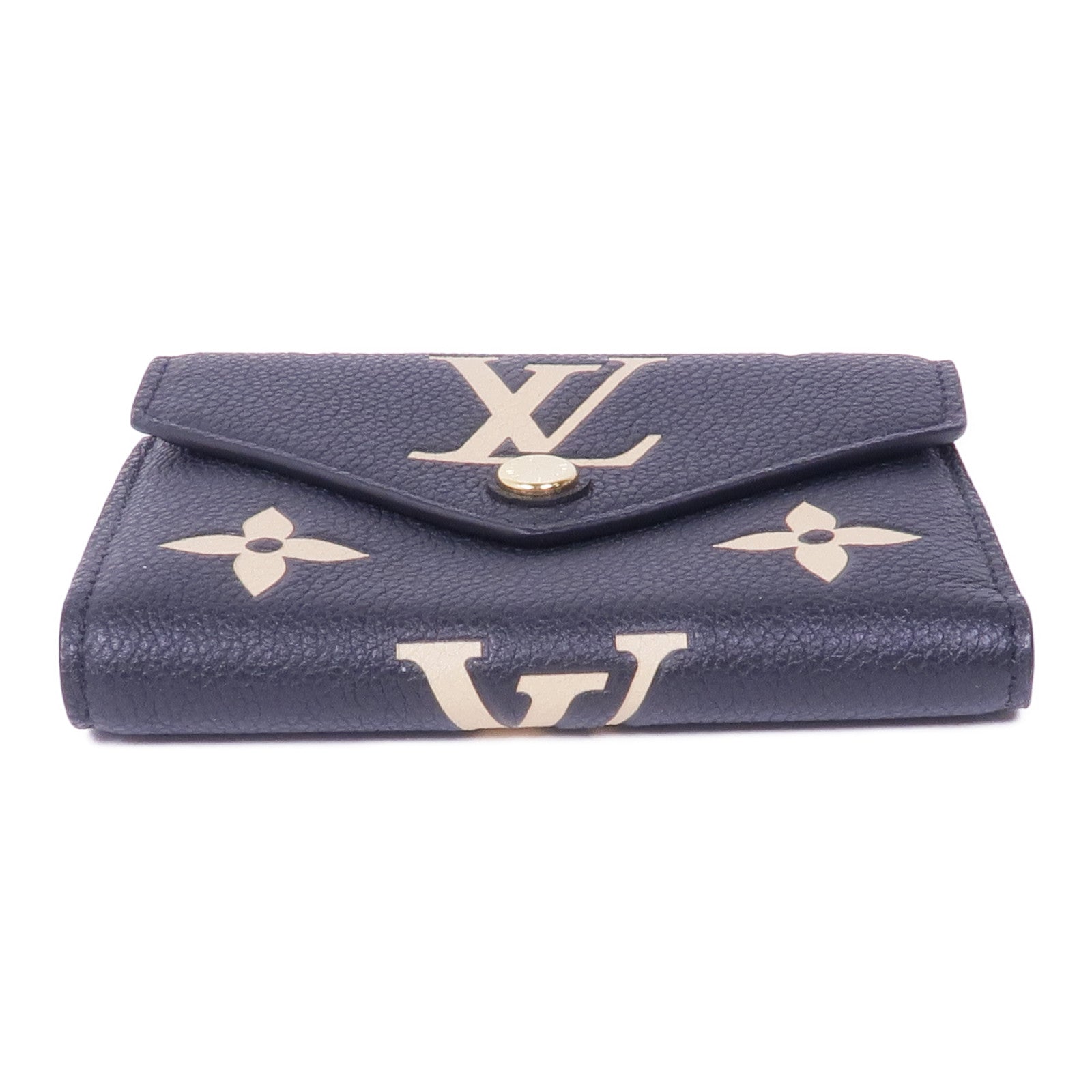 LOUIS VUITTON Monogram Empreinte Victorine Wallet金扣錢包