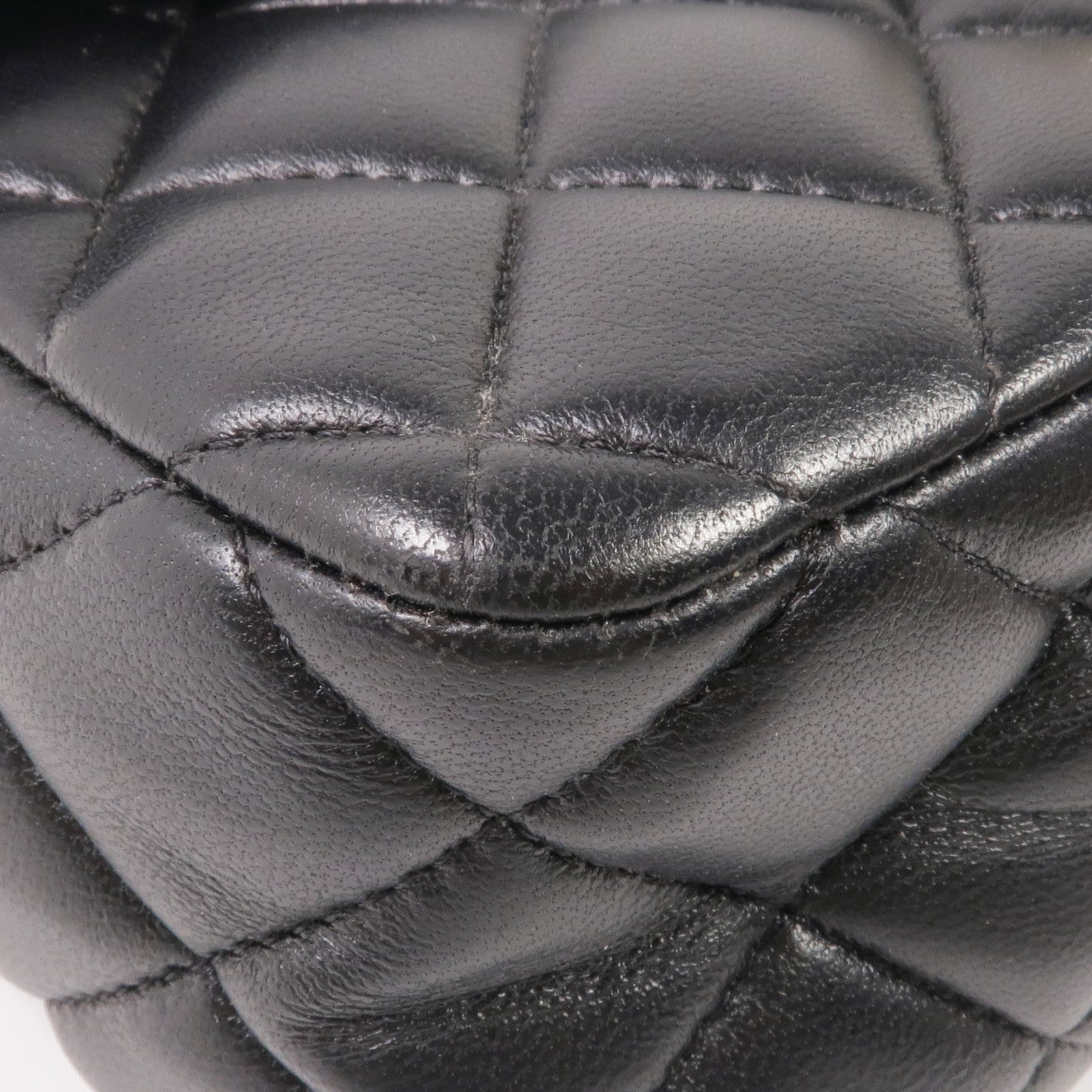CHANEL 羊皮皮革Chain Shoulder Bag金扣鏈帶肩背袋