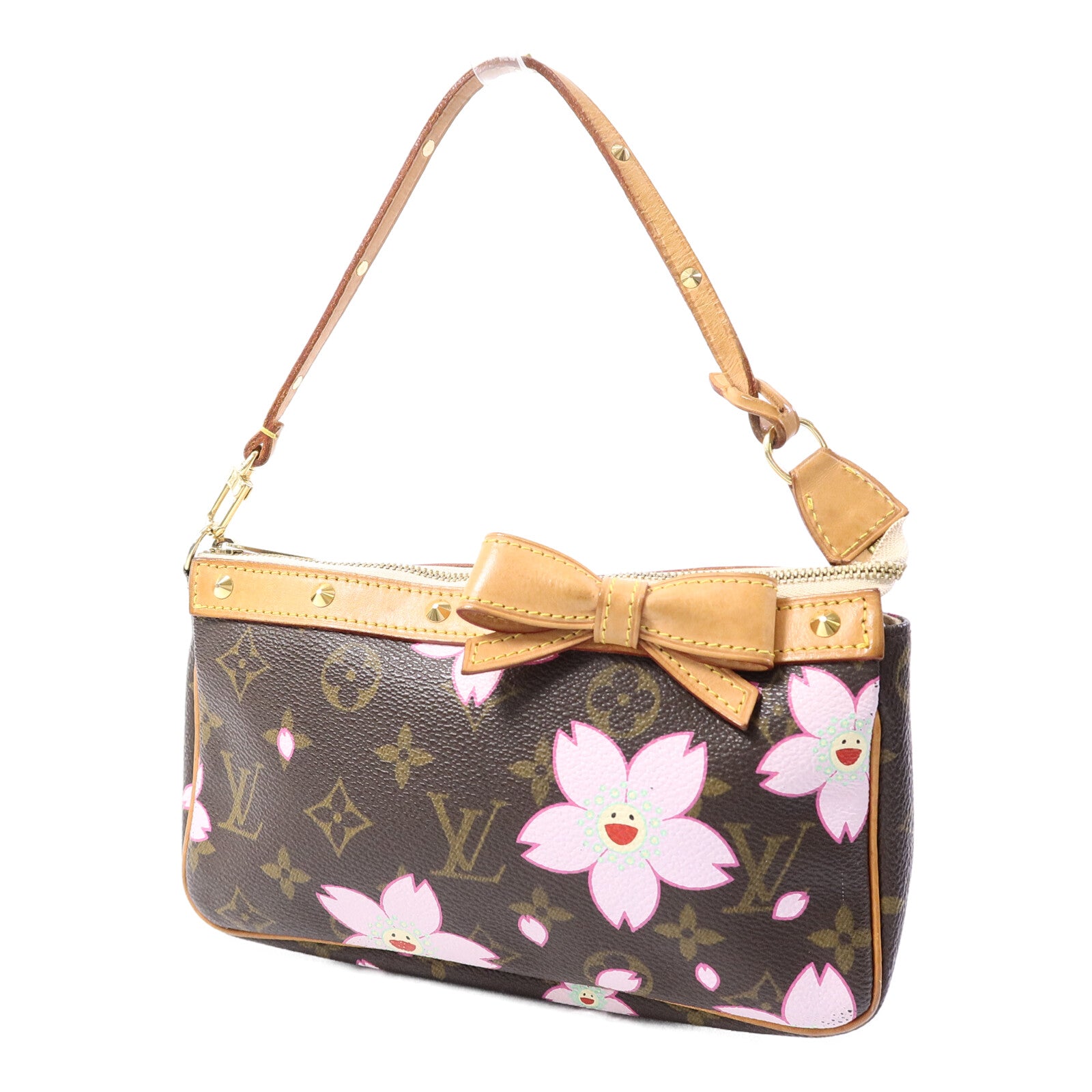 LOUIS VUITTON Monogram Cherry Blossom Pochette手拿包