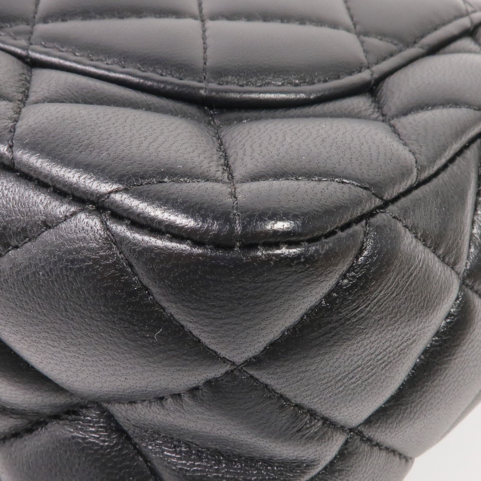 CHANEL 羊皮皮革Chain Shoulder Bag金扣鏈帶肩背袋