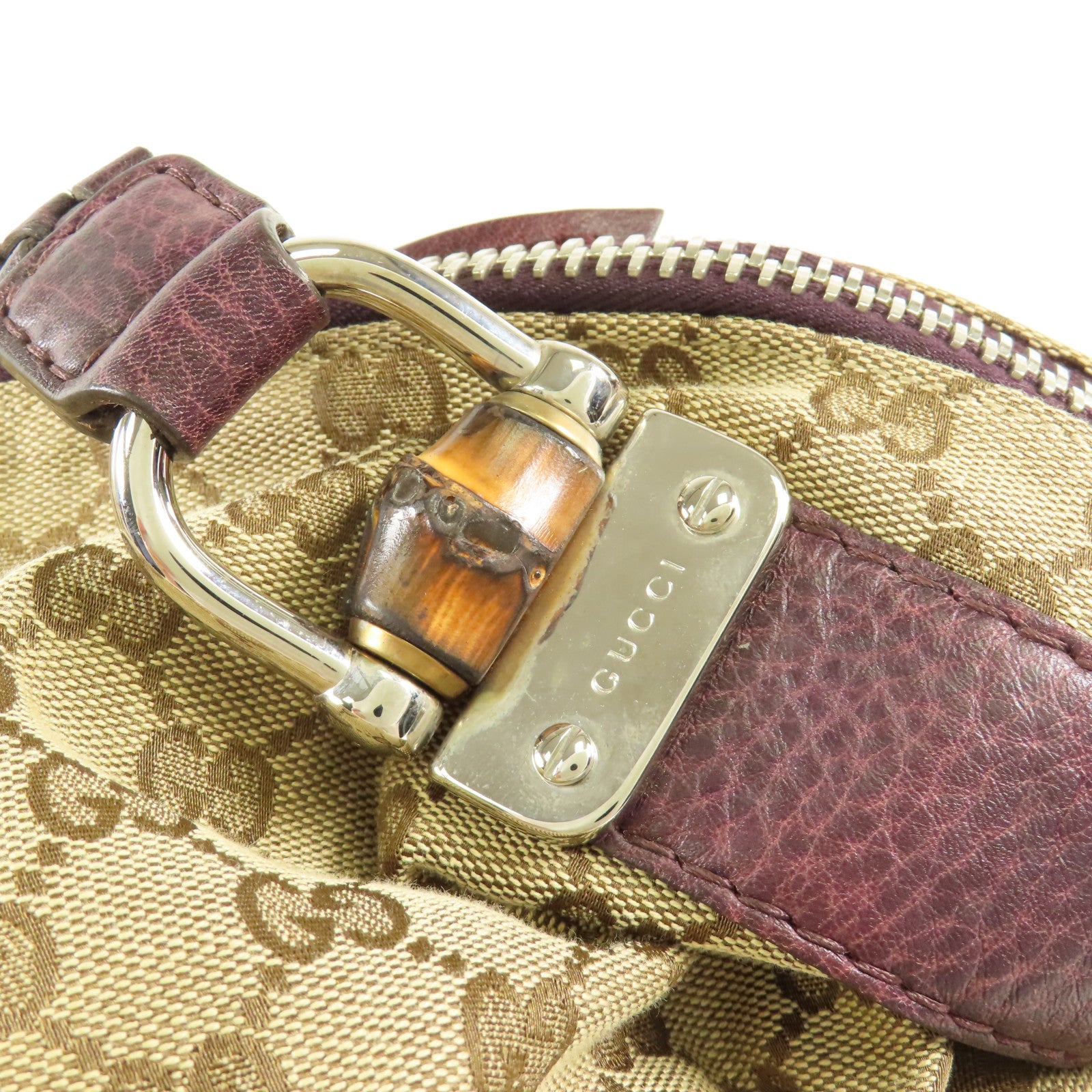 GUCCI GG SHW Tote Bag Canvas 232927 Brown