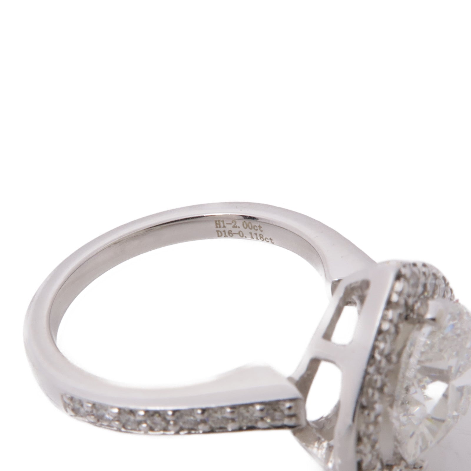 JEWELRY 18K白金Diamond Ring 鑽石戒指US#4.5