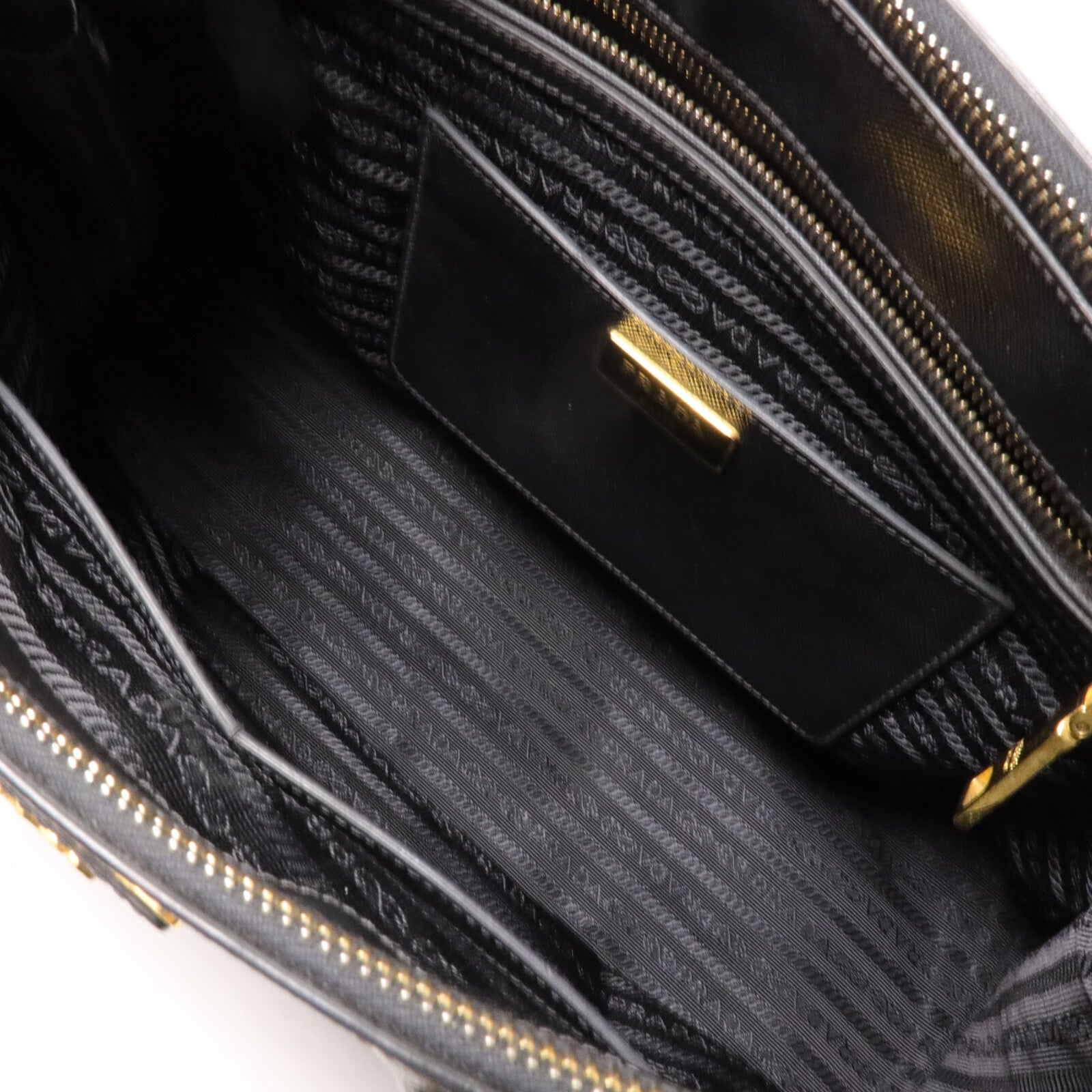 PRADA Saffiano皮革Galleria Bag手挽肩背兩用袋