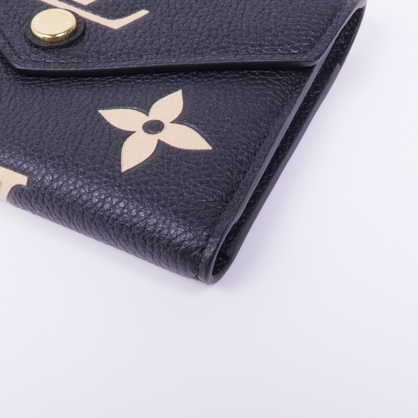 LOUIS VUITTON Monogram Empreinte Victorine Wallet金扣錢包