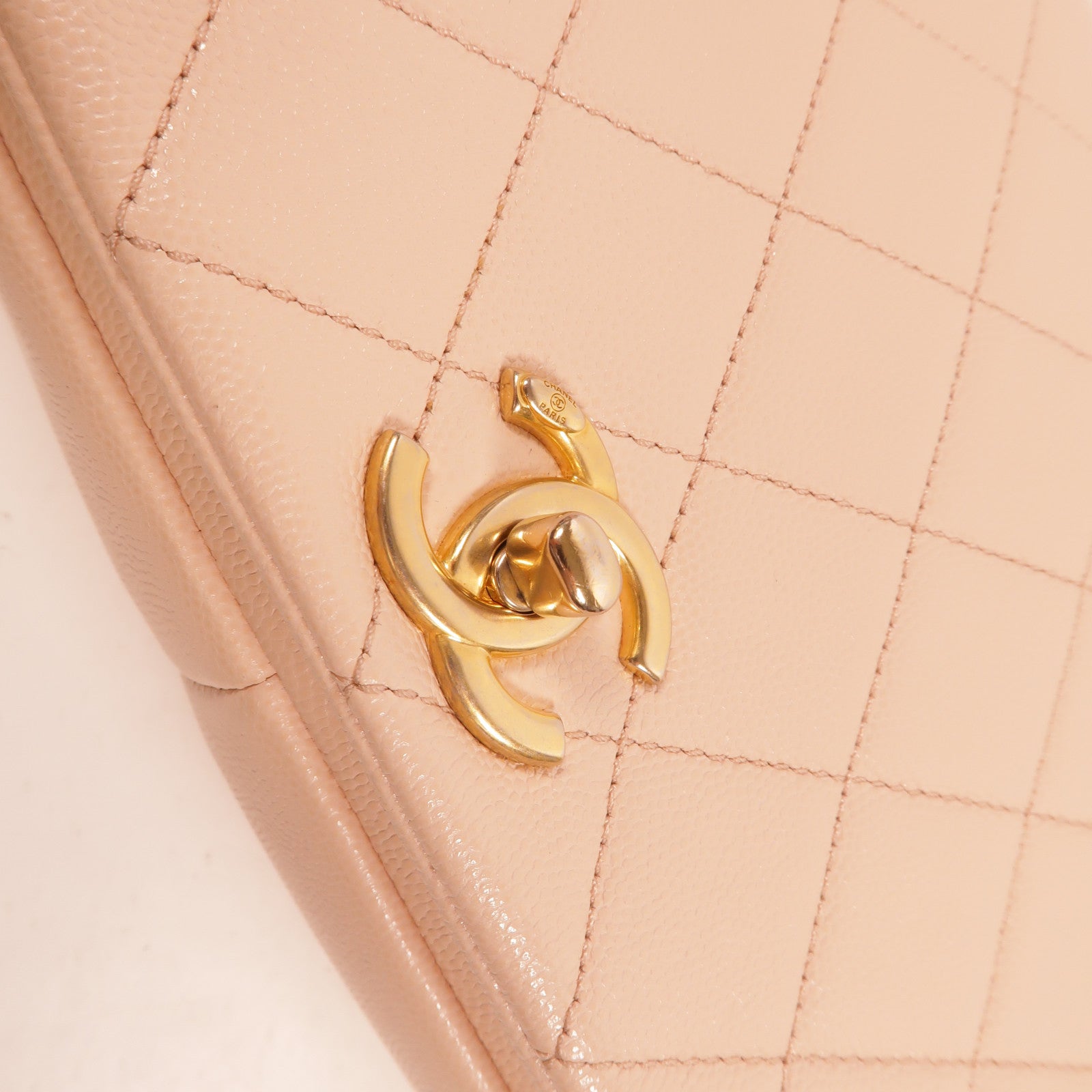 CHANEL 牛皮皮革Chain Shoulder手挽肩背兩用袋
