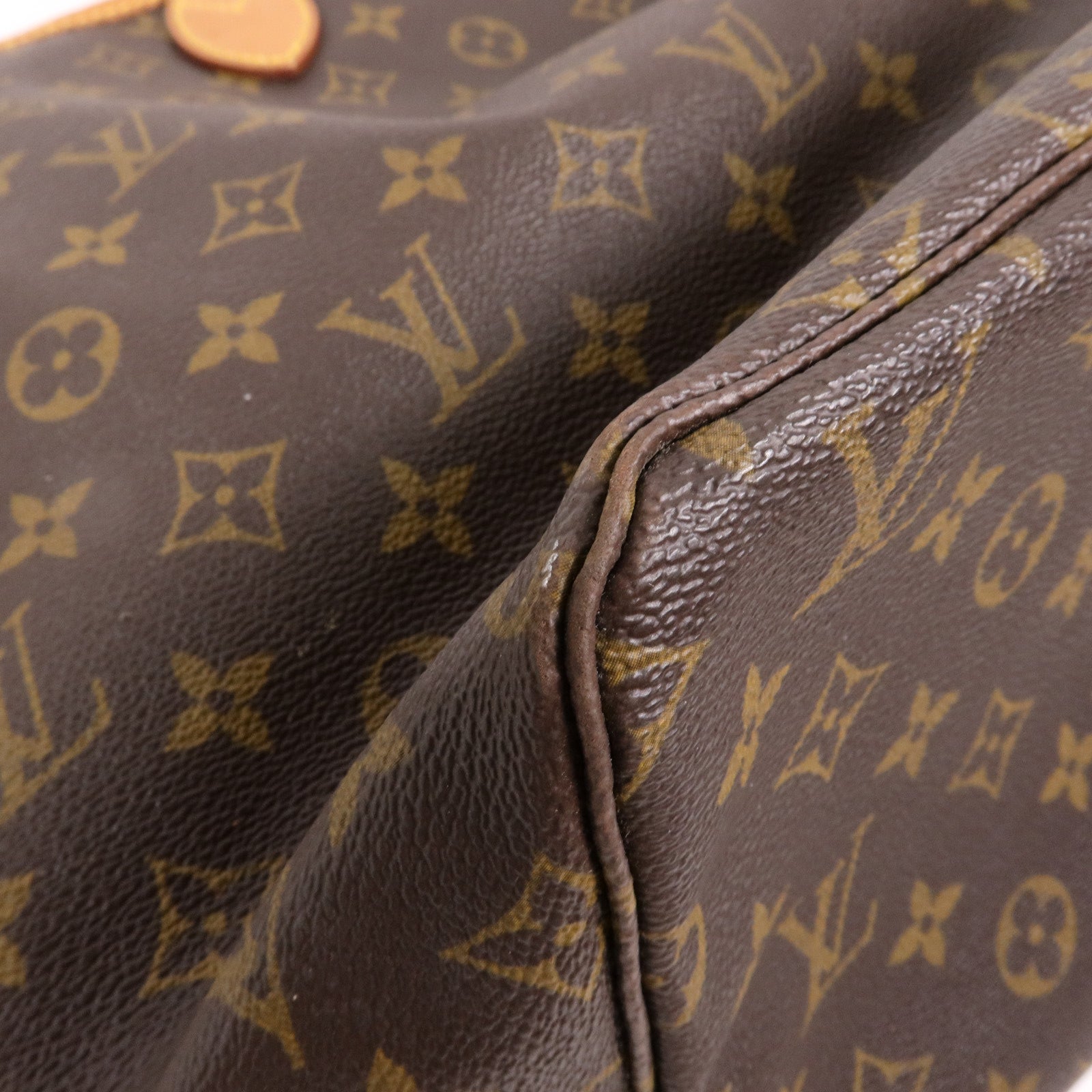 LOUIS VUITTON Monogram Neverfull GM金扣手挽袋