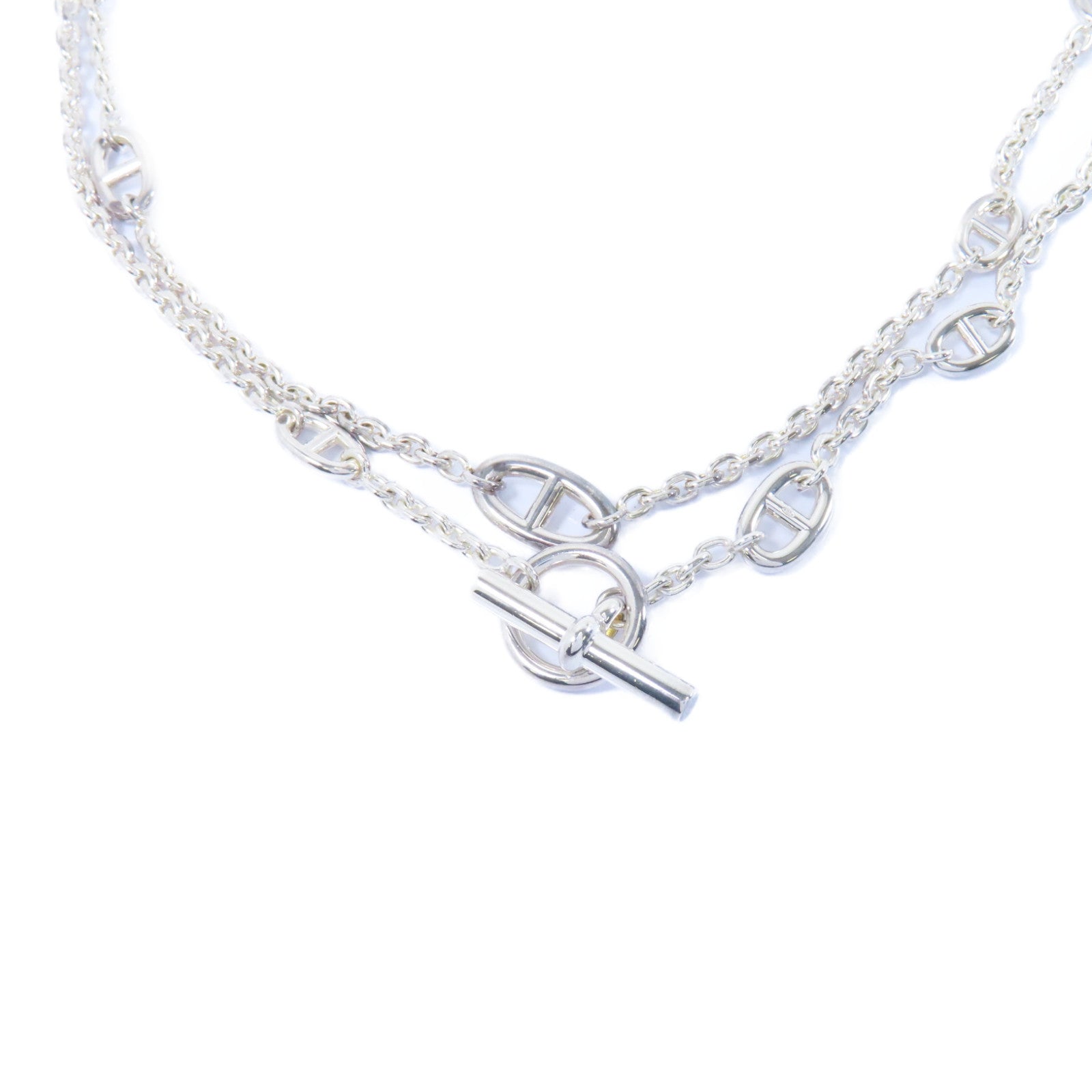 HERMES 925純銀Farandole Necklace 120cm項鍊