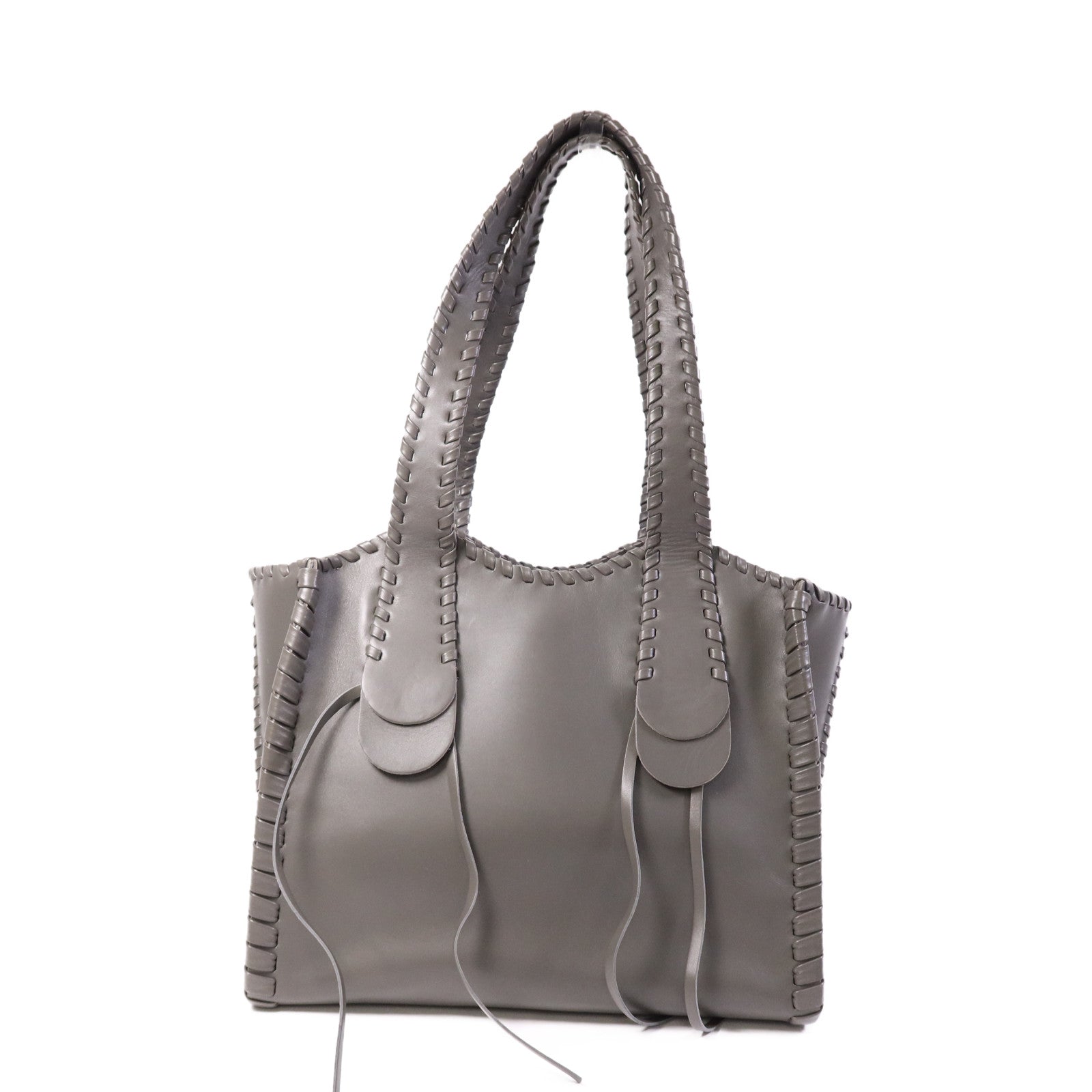 Chloe 【激減優惠】牛皮皮革Mony Tote Bag金扣手挽袋