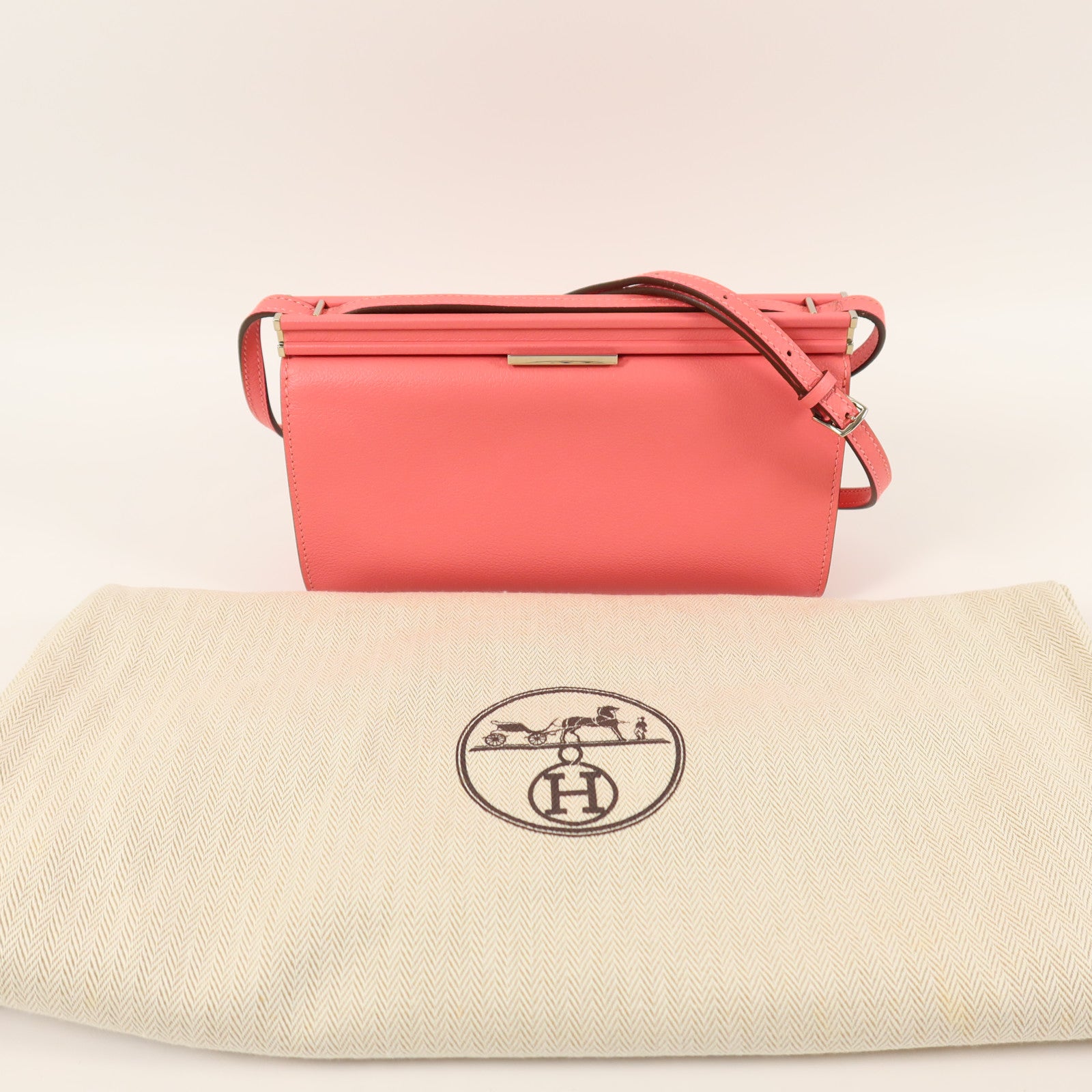 HERMES Evercolor皮革Clic-H 21肩背袋