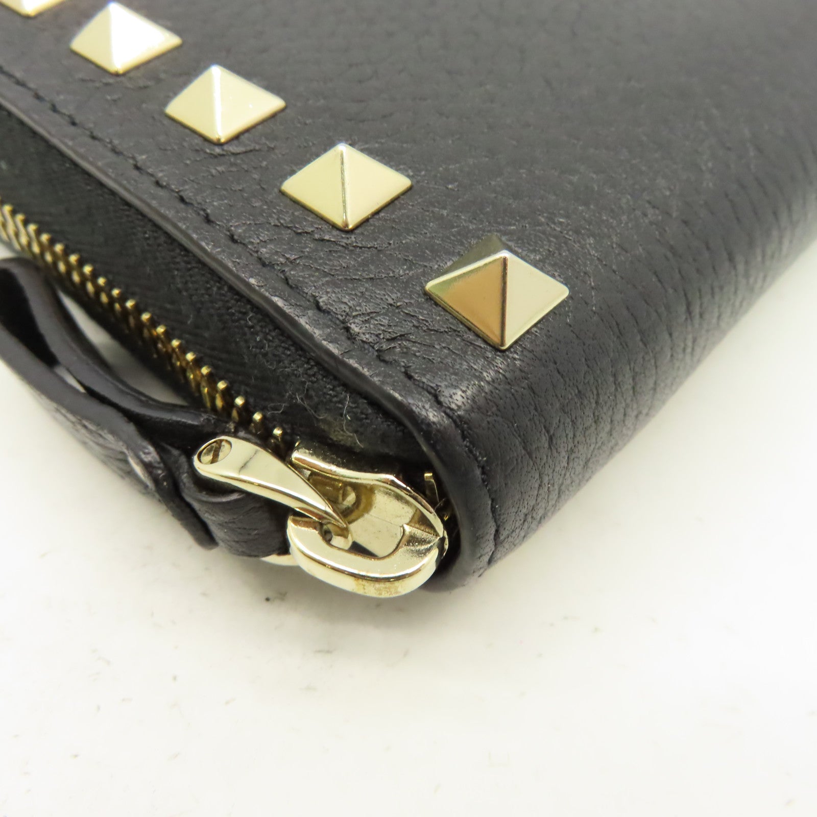 Valentino 【激減優惠】牛皮皮革Zipper Long Wallet拉鏈長錢包