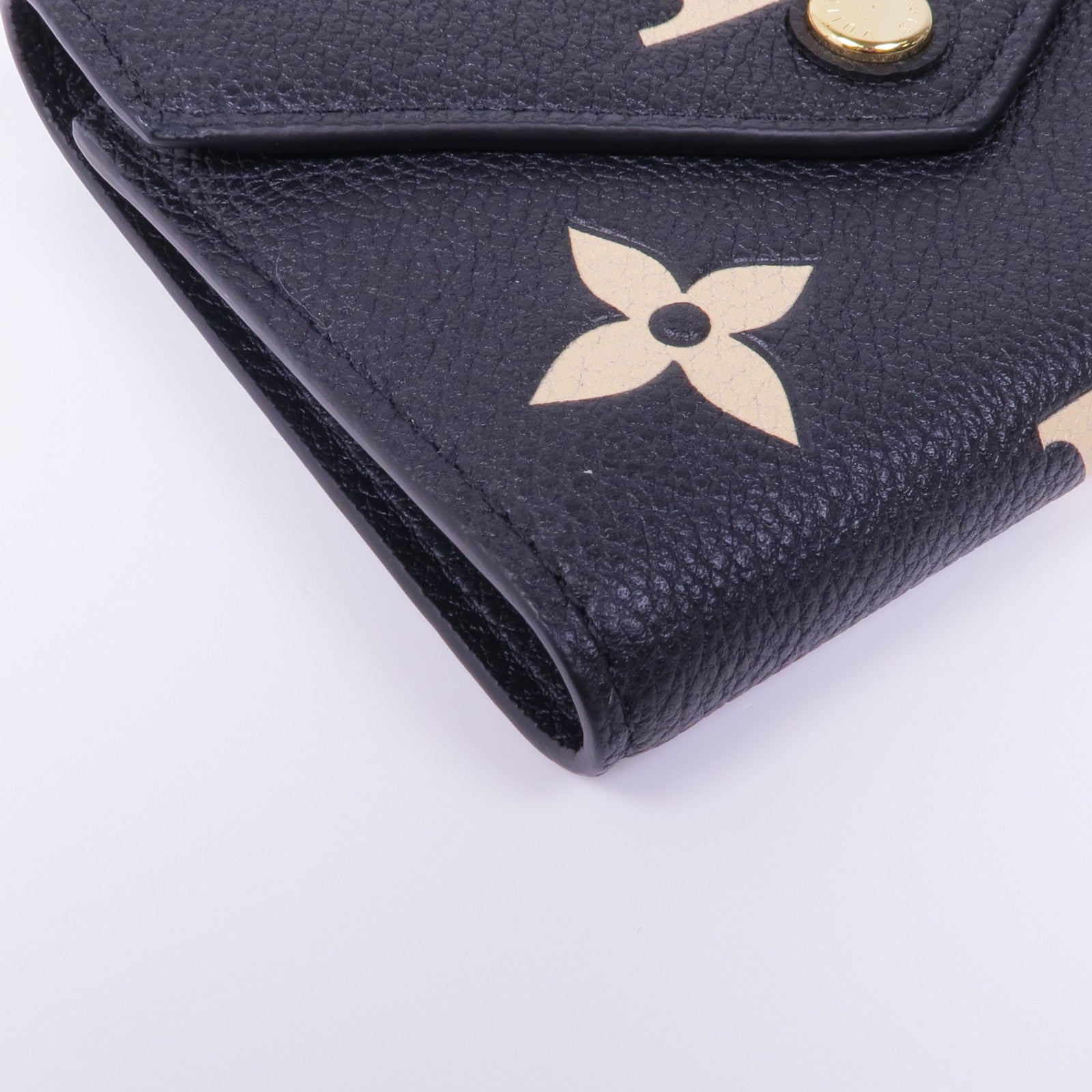 LOUIS VUITTON Monogram Empreinte Victorine Wallet金扣錢包