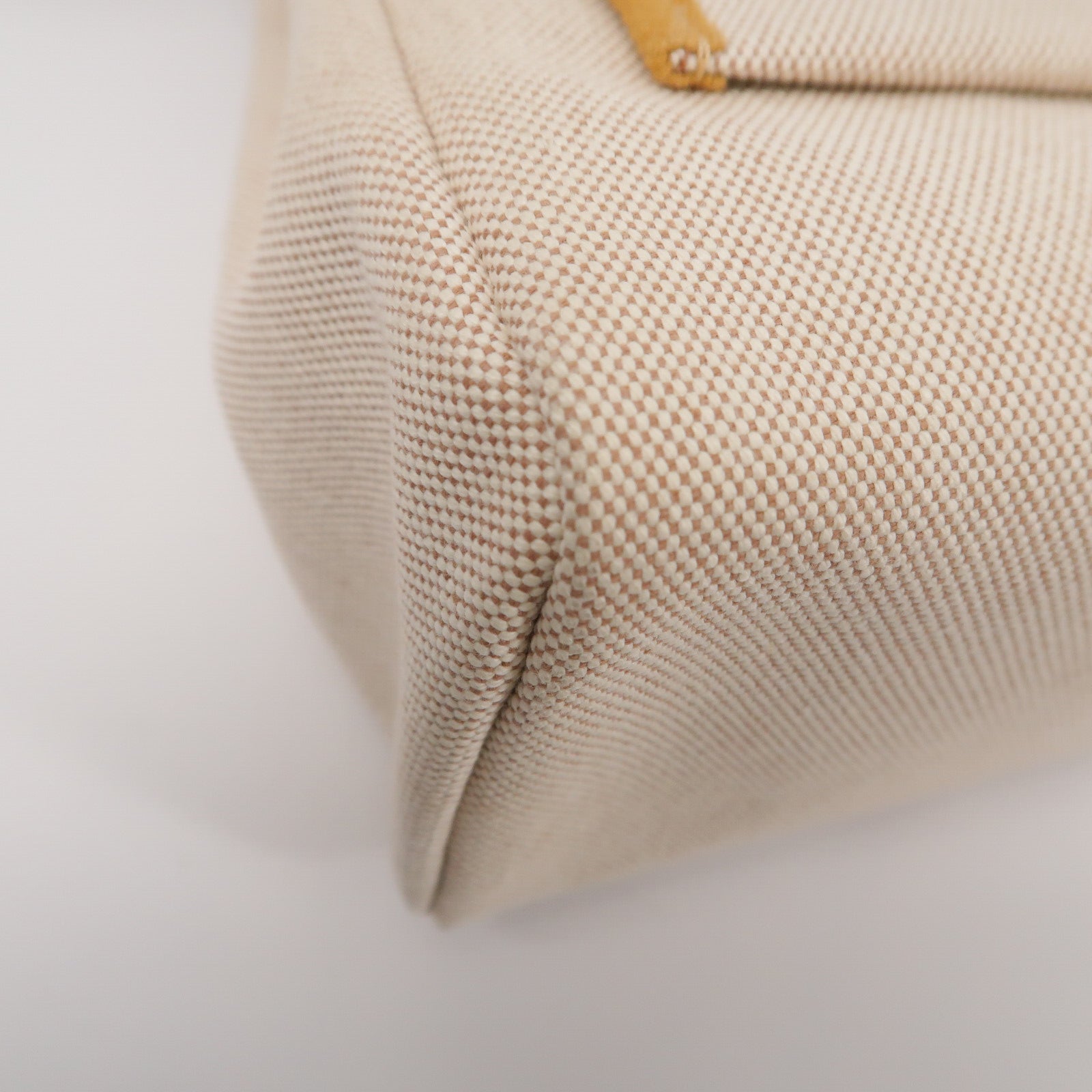 HERMES 帆布Herbag PM (Brides de Gala)手挽肩背兩用袋Gold