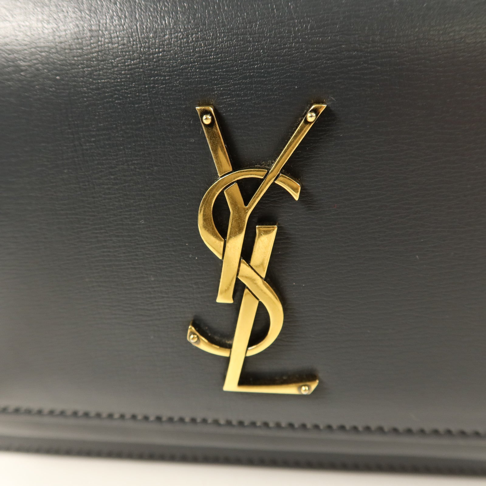 SAINT LAURENT 牛皮皮革Sunset金扣手挽肩背兩用袋