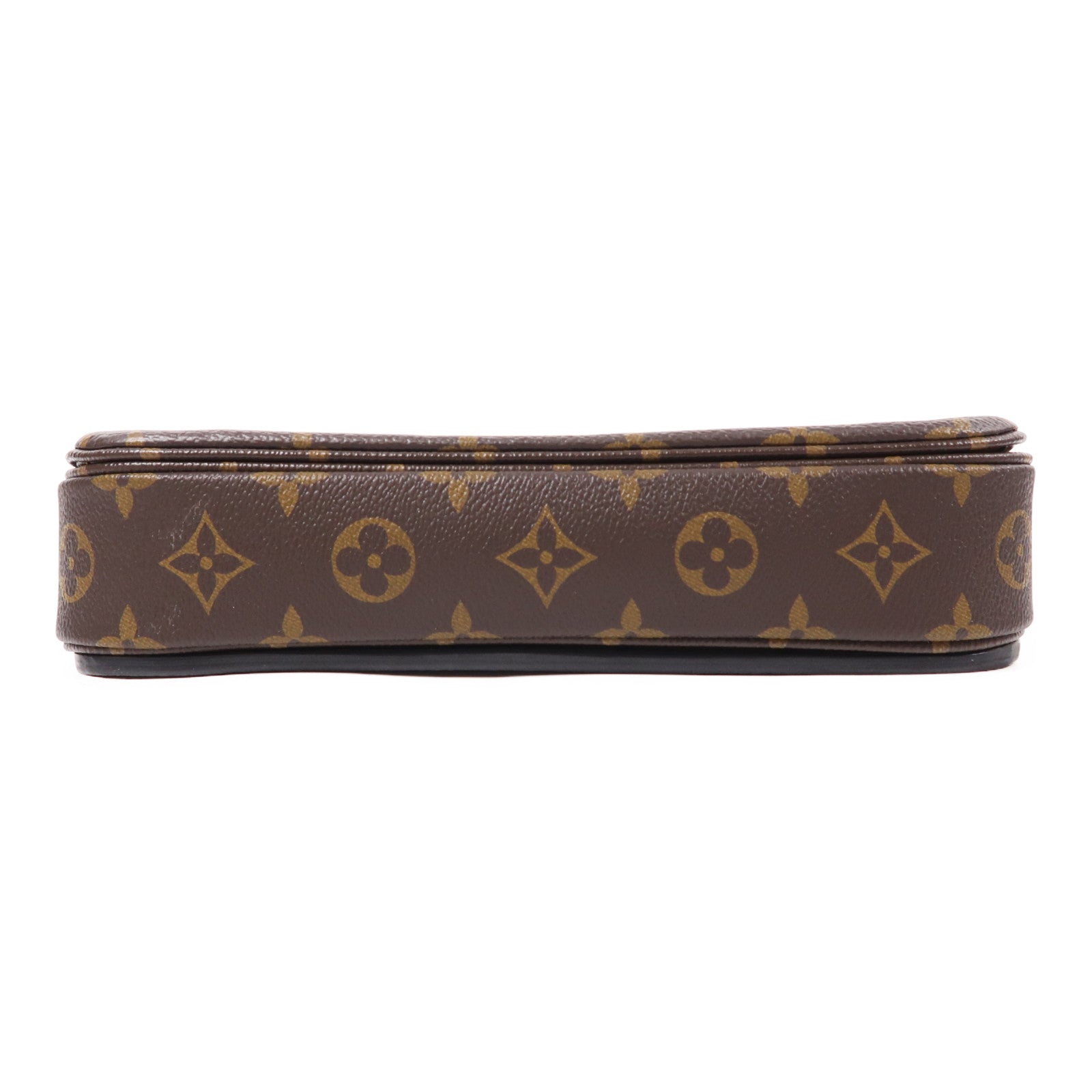 LOUIS VUITTON Monogram Reverse Pochette Metis金扣手挽肩背兩用袋棕色