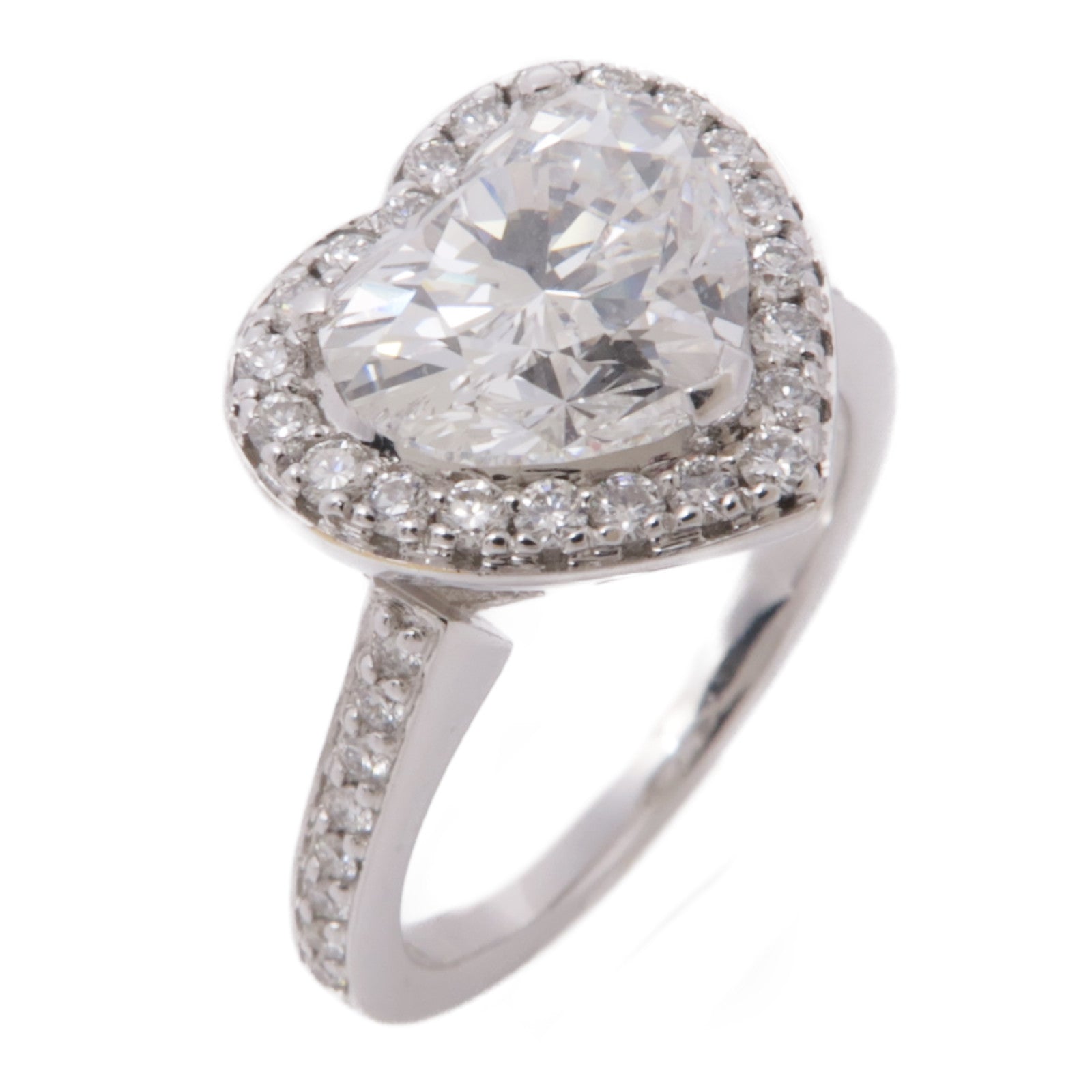 JEWELRY 18K白金Diamond Ring 鑽石戒指US#4.5