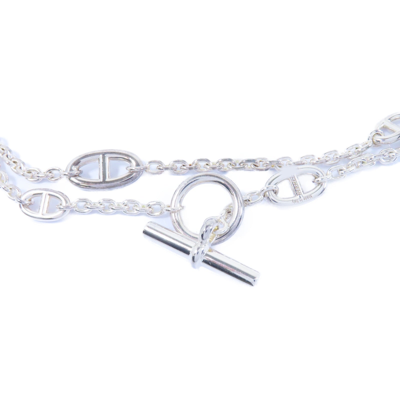 HERMES 925純銀Farandole Necklace 120cm項鍊