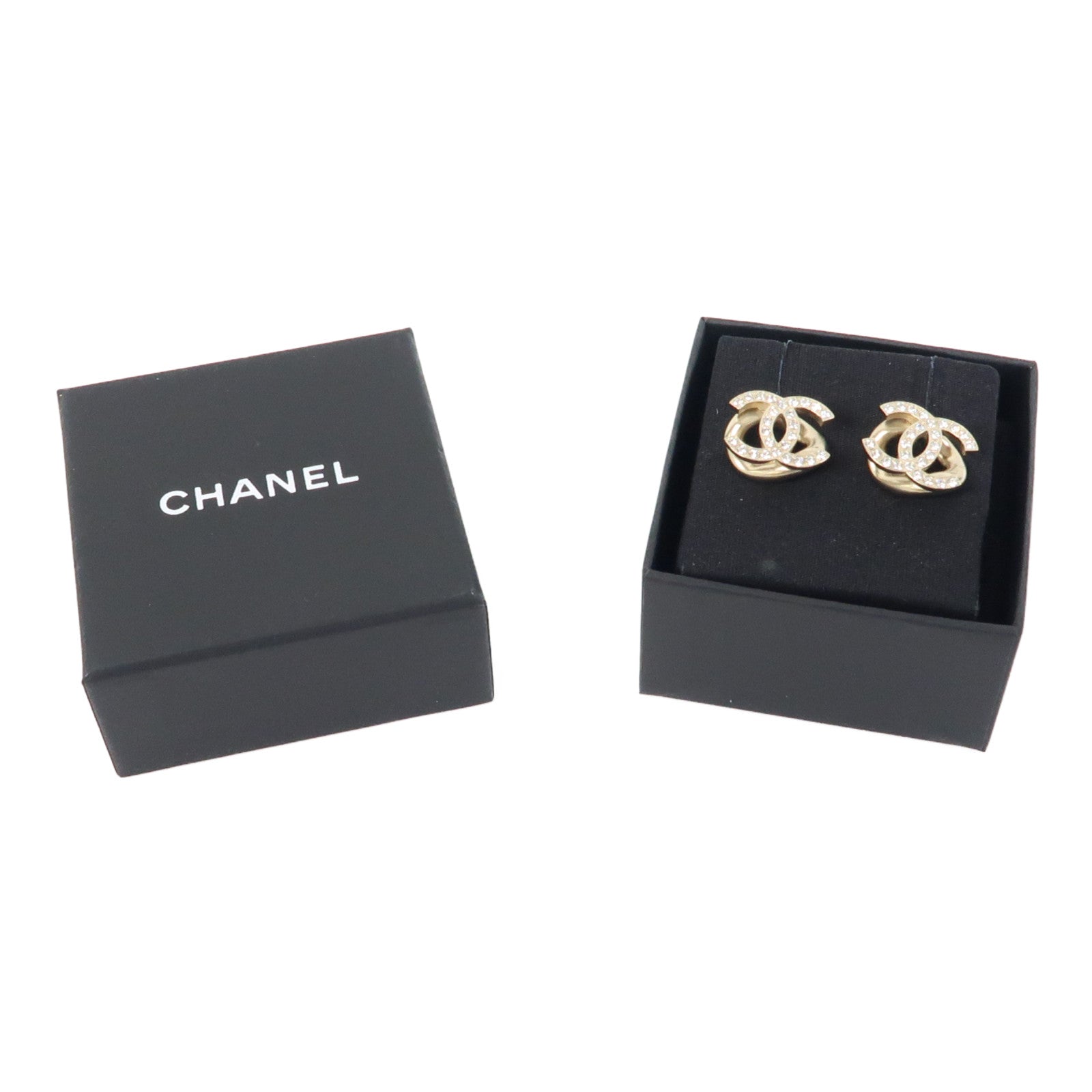 CHANEL 金屬Earrings耳環金色