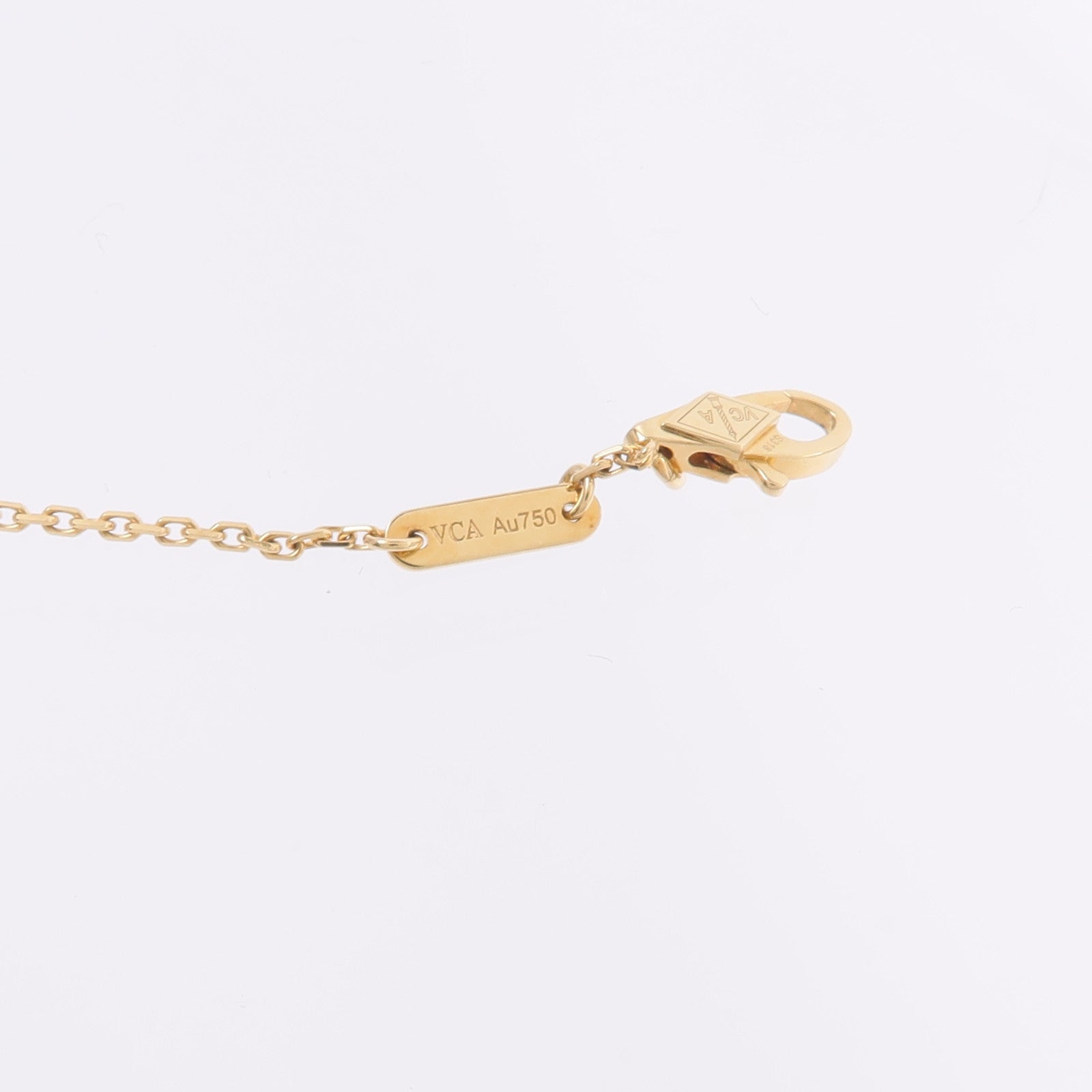 Van Cleef & Arpels 18K黃金/珍珠母貝Sweet Alhambra手鏈