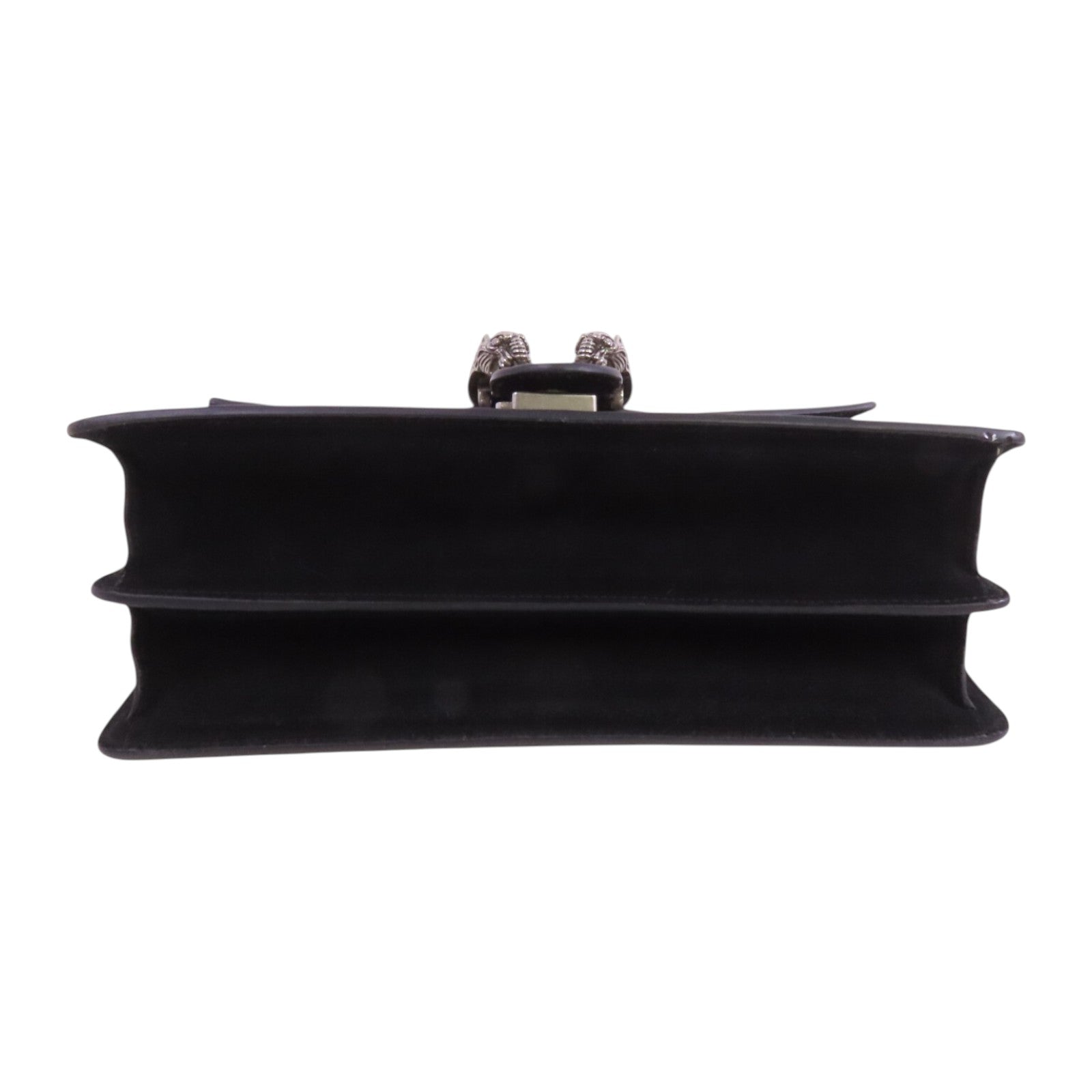 GUCCI 塗層帆布Dionysus銀扣鏈帶肩背袋