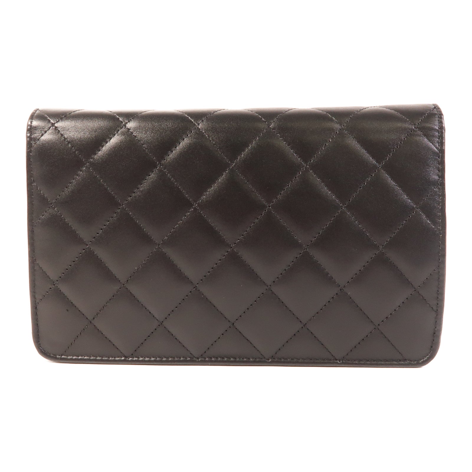 CHANEL 牛皮皮革WOC Wallet On Chain銀扣鏈帶肩背袋