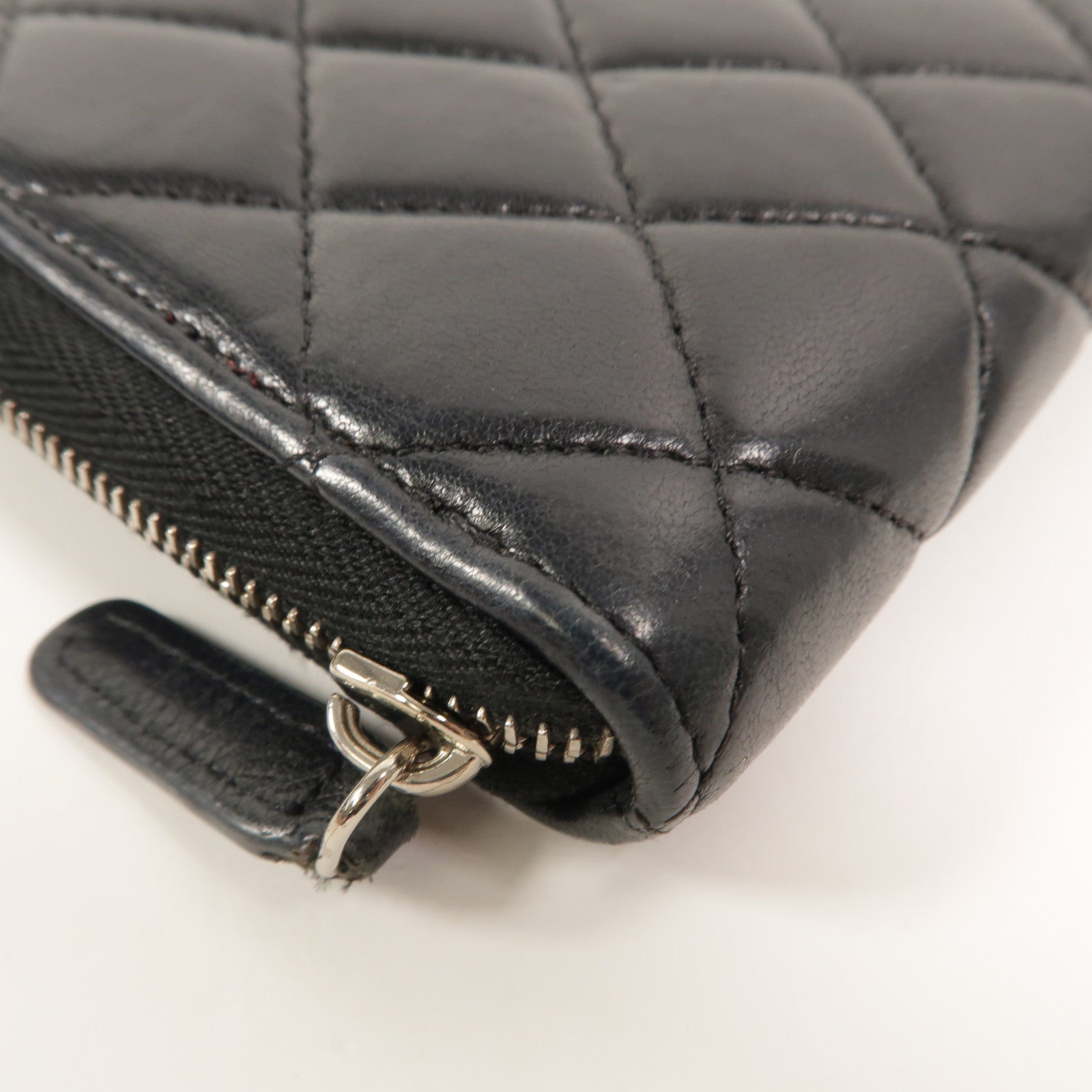 CHANEL 羊皮皮革Zipper Long Wallet長錢包