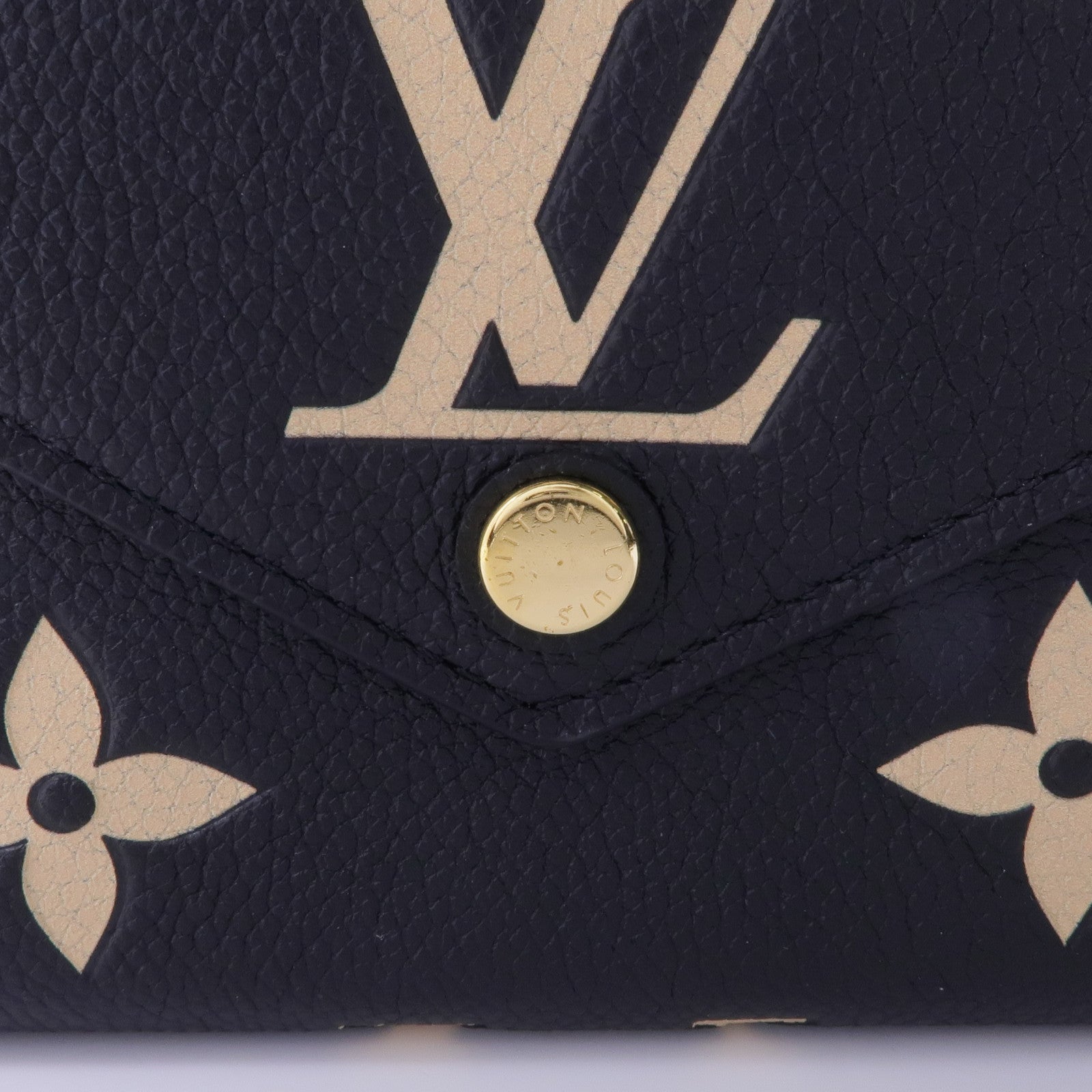 LOUIS VUITTON Monogram Empreinte Victorine Wallet金扣錢包