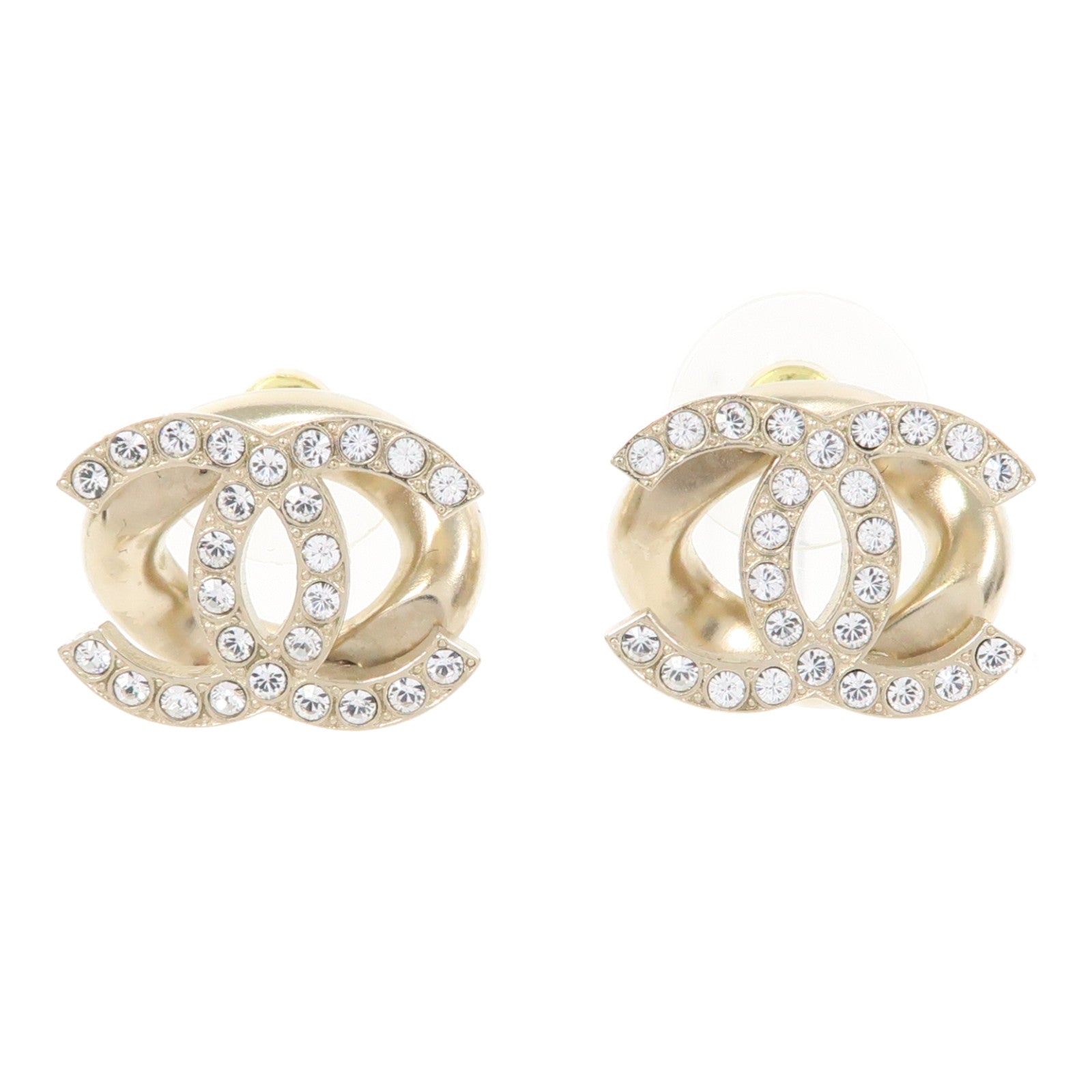 CHANEL 金屬Earrings耳環金色