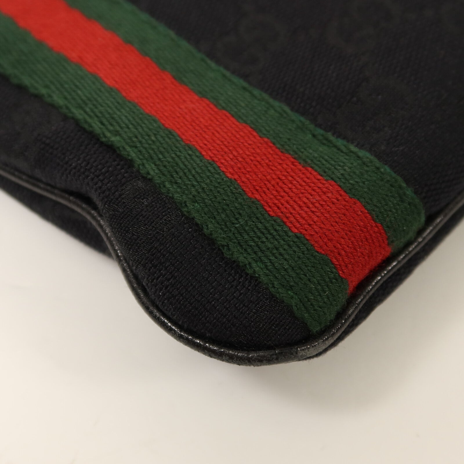 GUCCI 帆布Shoulder Bag金扣肩背袋
