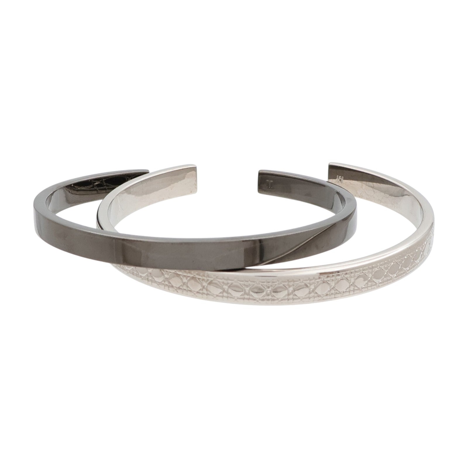 Dior 金屬Cannage Bangle Set手鐲