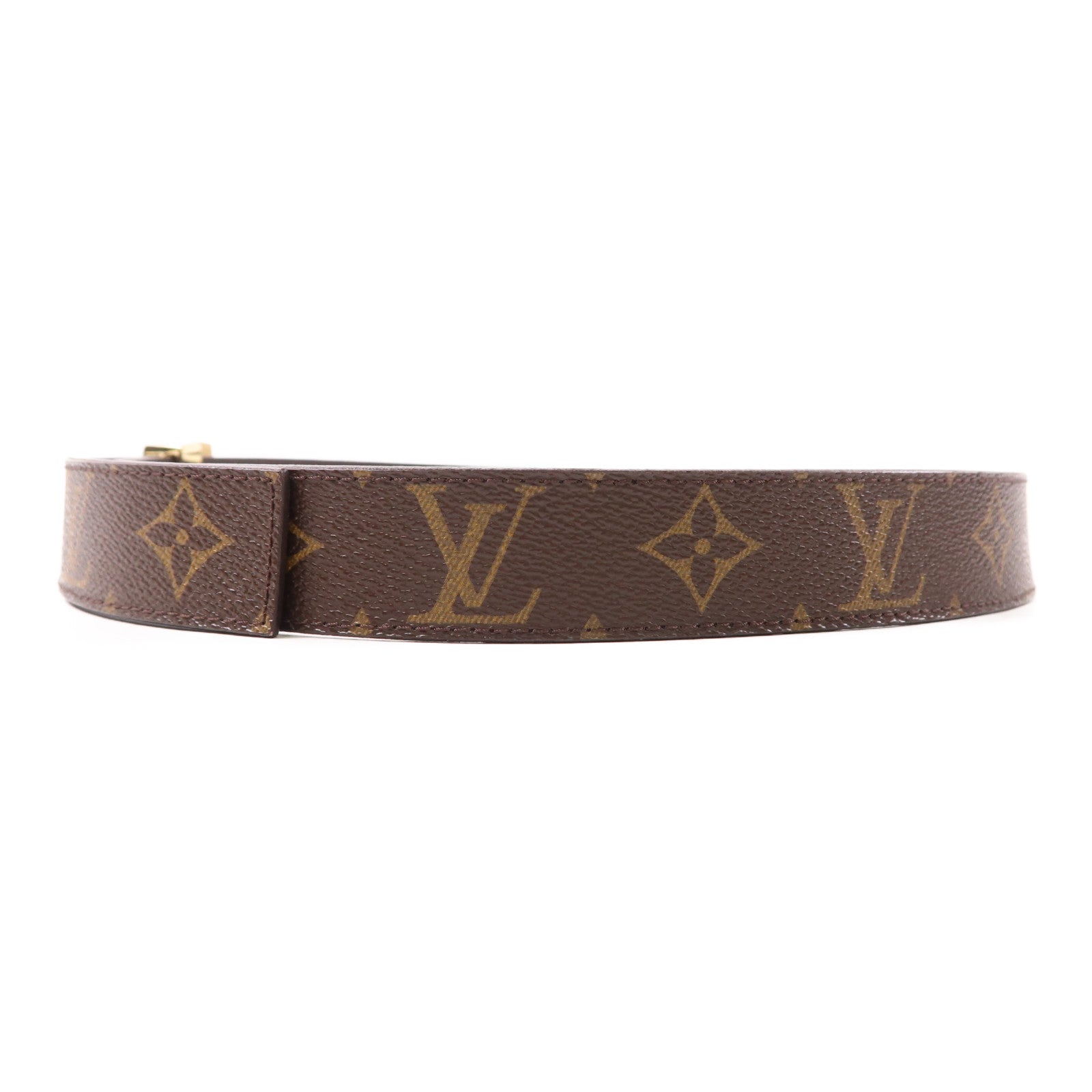 LOUIS VUITTON LV GHW Ceinture LV Cut Belt M6887U Monogram Brown