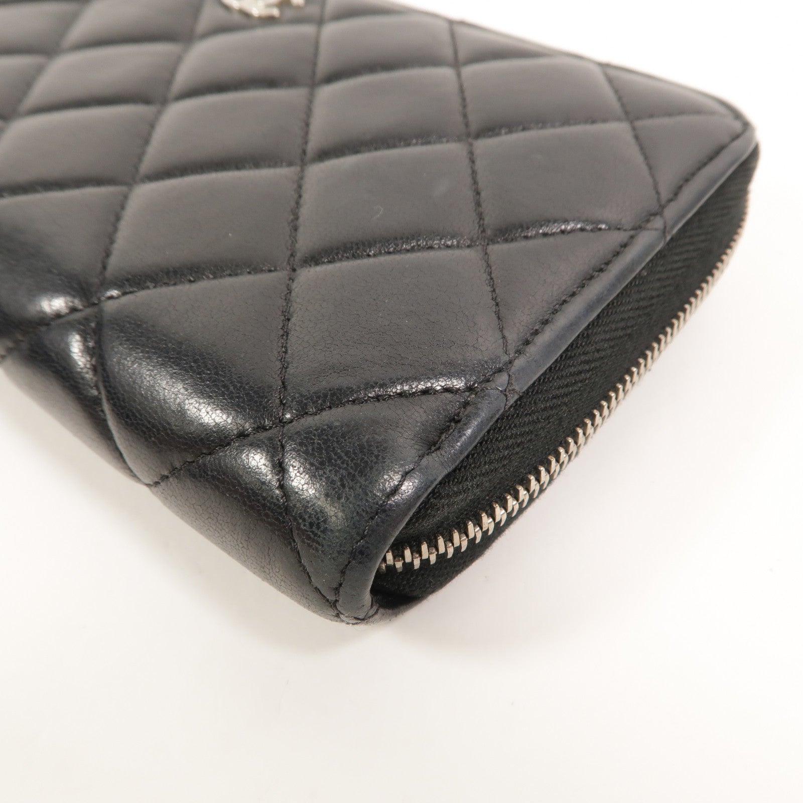 CHANEL 羊皮皮革Zipper Long Wallet長錢包