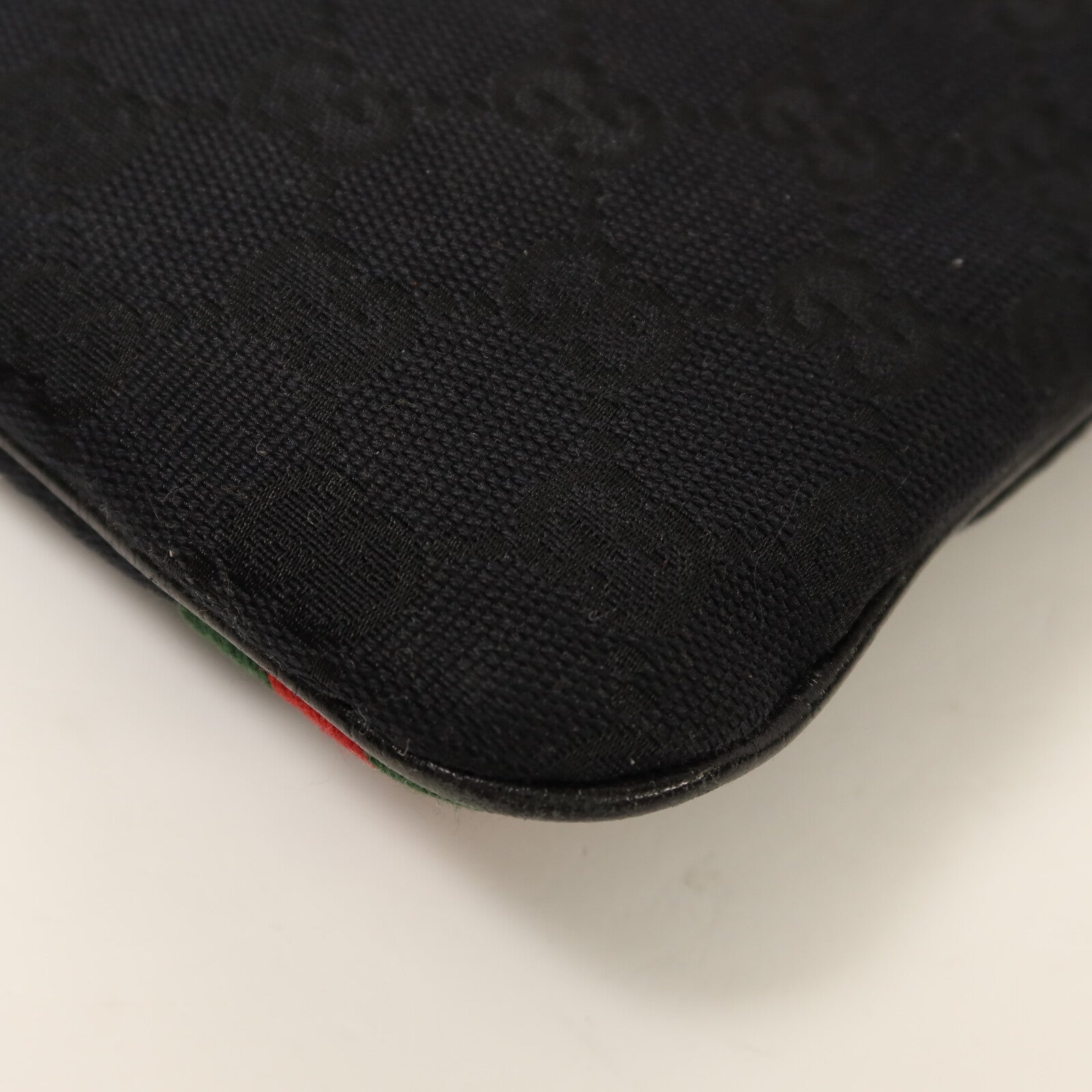 GUCCI 帆布Shoulder Bag金扣肩背袋