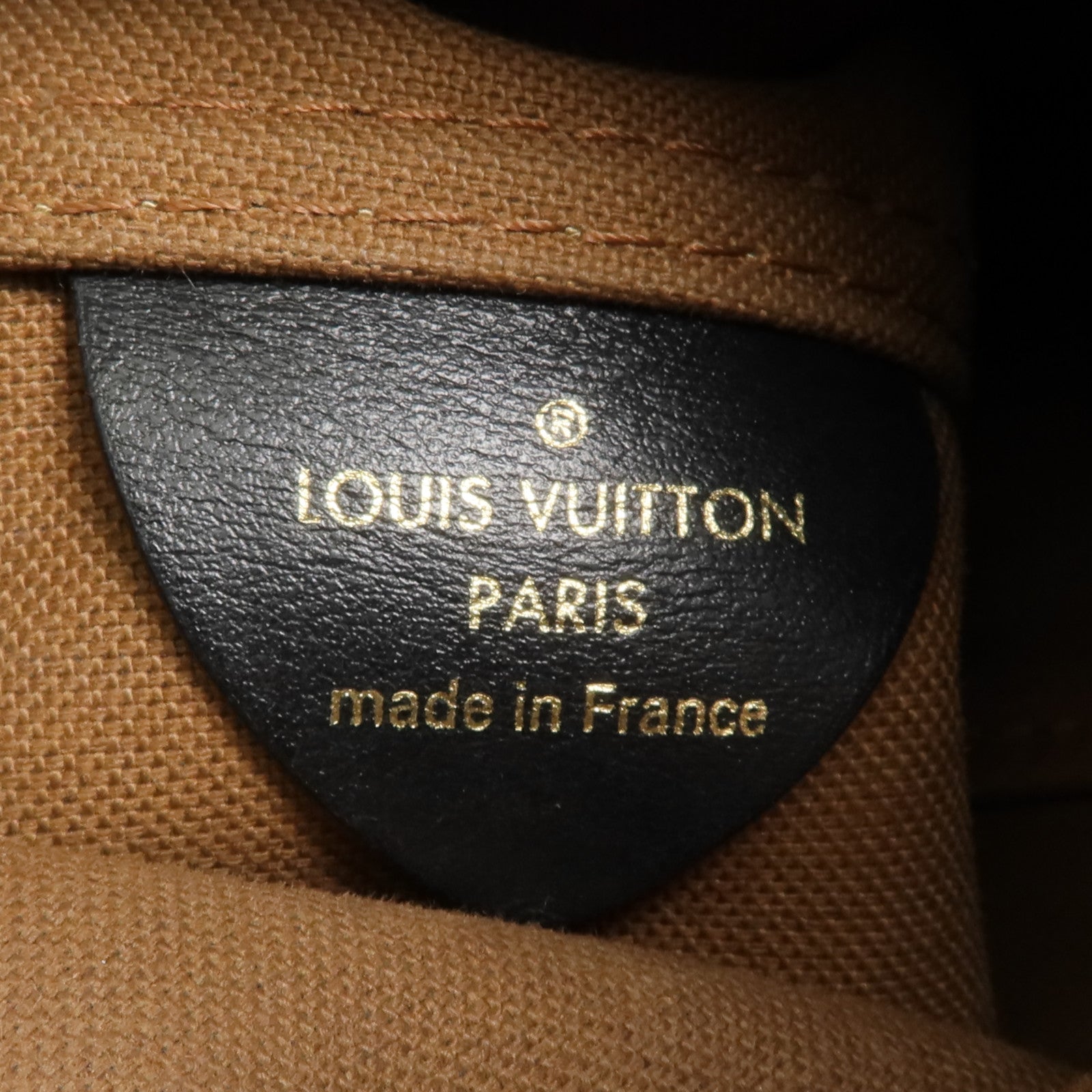 LOUIS VUITTON Monogram Reverse Atlantis BB金扣手挽肩背兩用袋