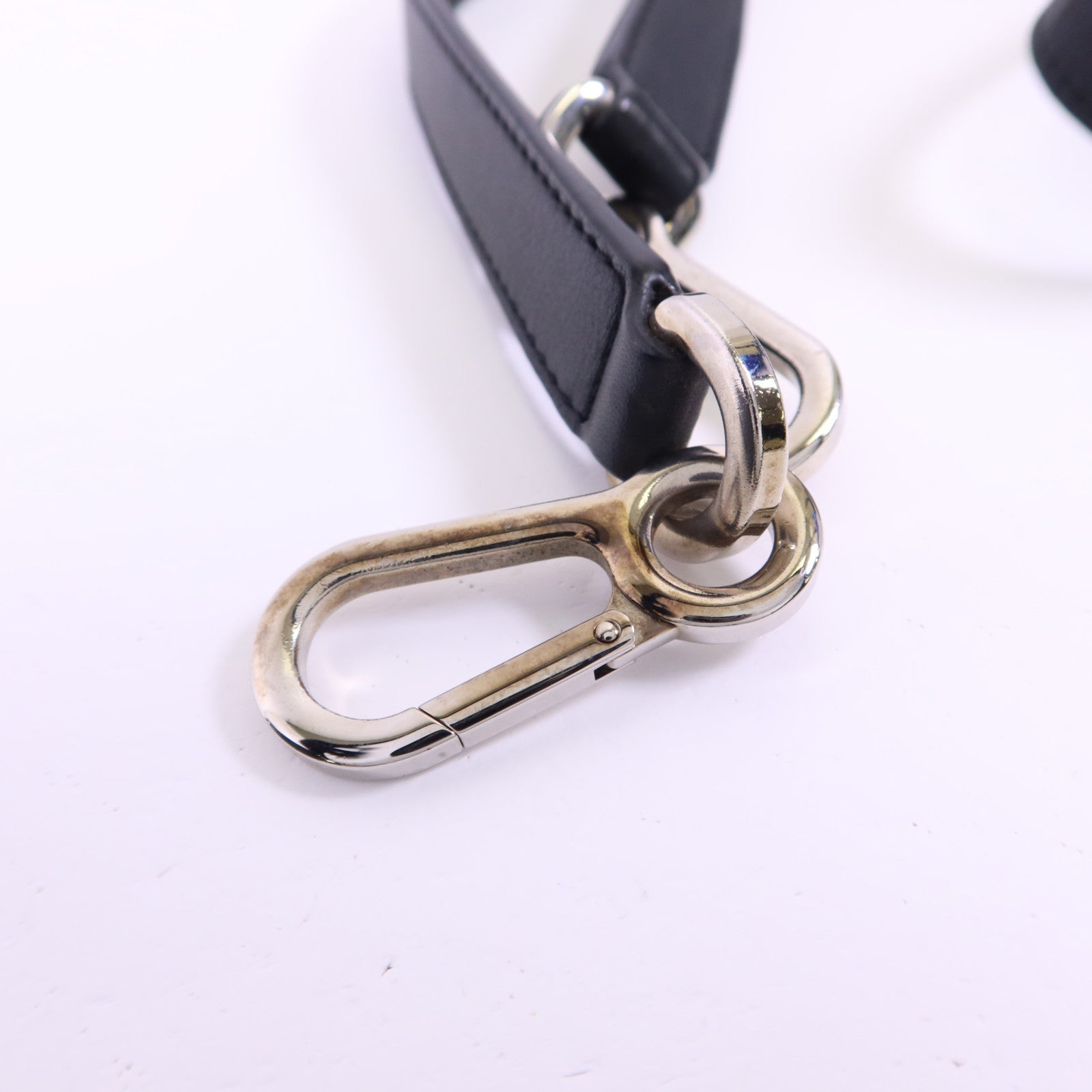 LOEWE 牛皮皮革Puzzle Small銀扣手挽肩背兩用袋
