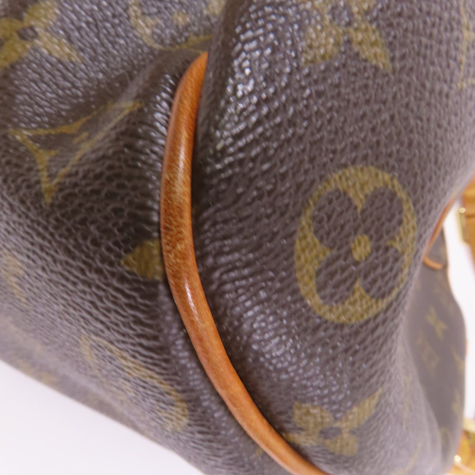 LOUIS VUITTON Monogram Galliera PM金扣肩背袋棕色