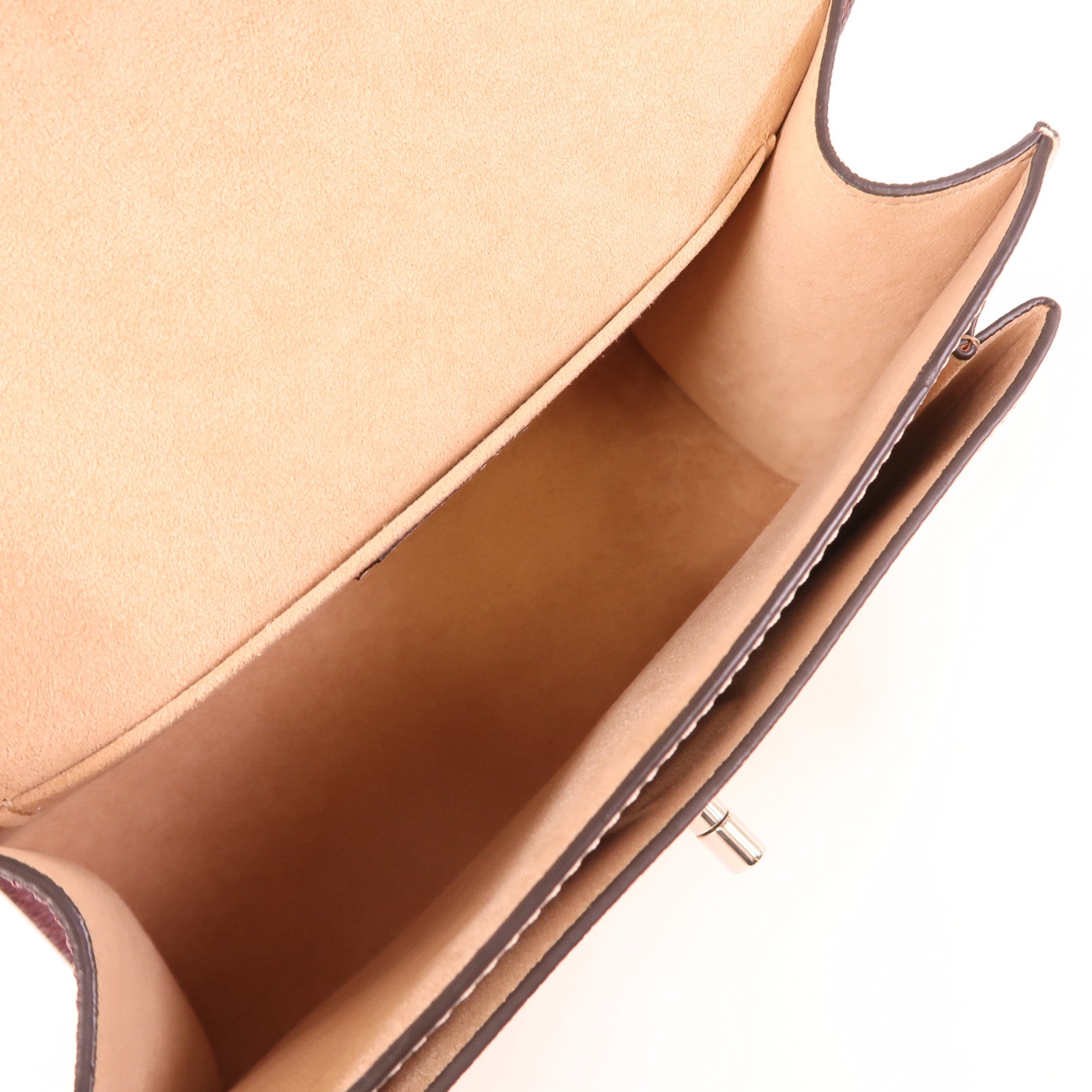 LOUIS VUITTON 牛皮皮革My Lockme銀扣肩背袋