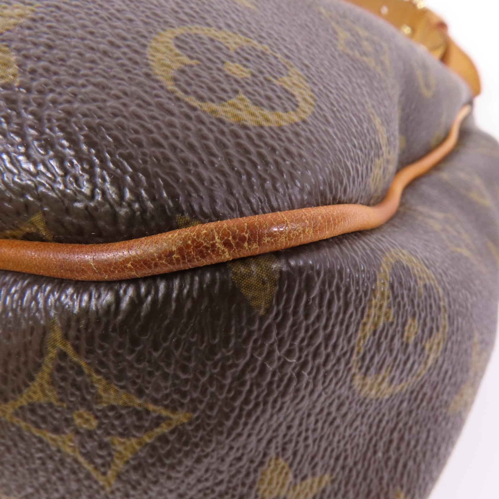 LOUIS VUITTON Monogram Galliera PM金扣肩背袋棕色