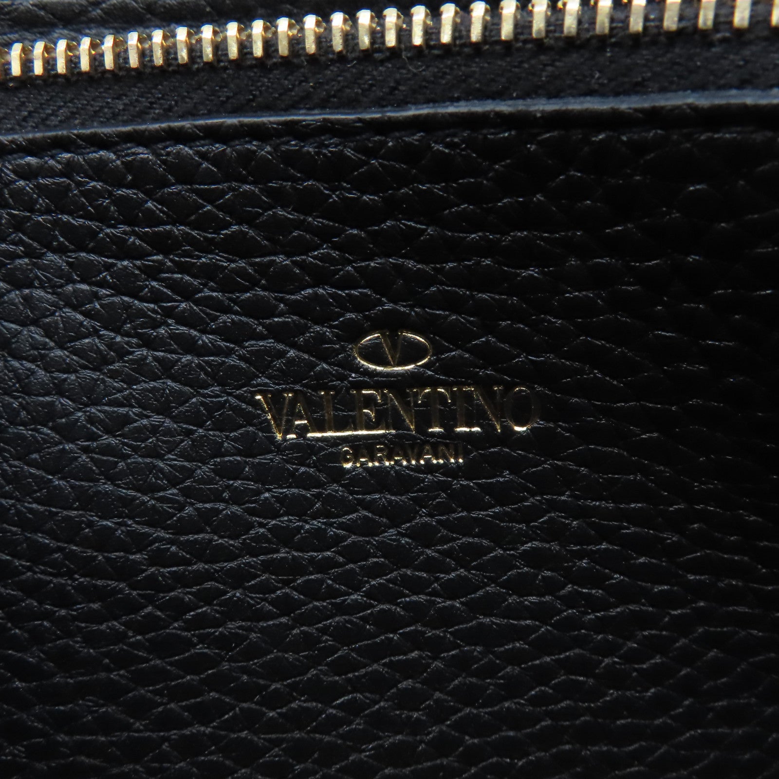 Valentino 【激減優惠】牛皮皮革Zipper Long Wallet拉鏈長錢包