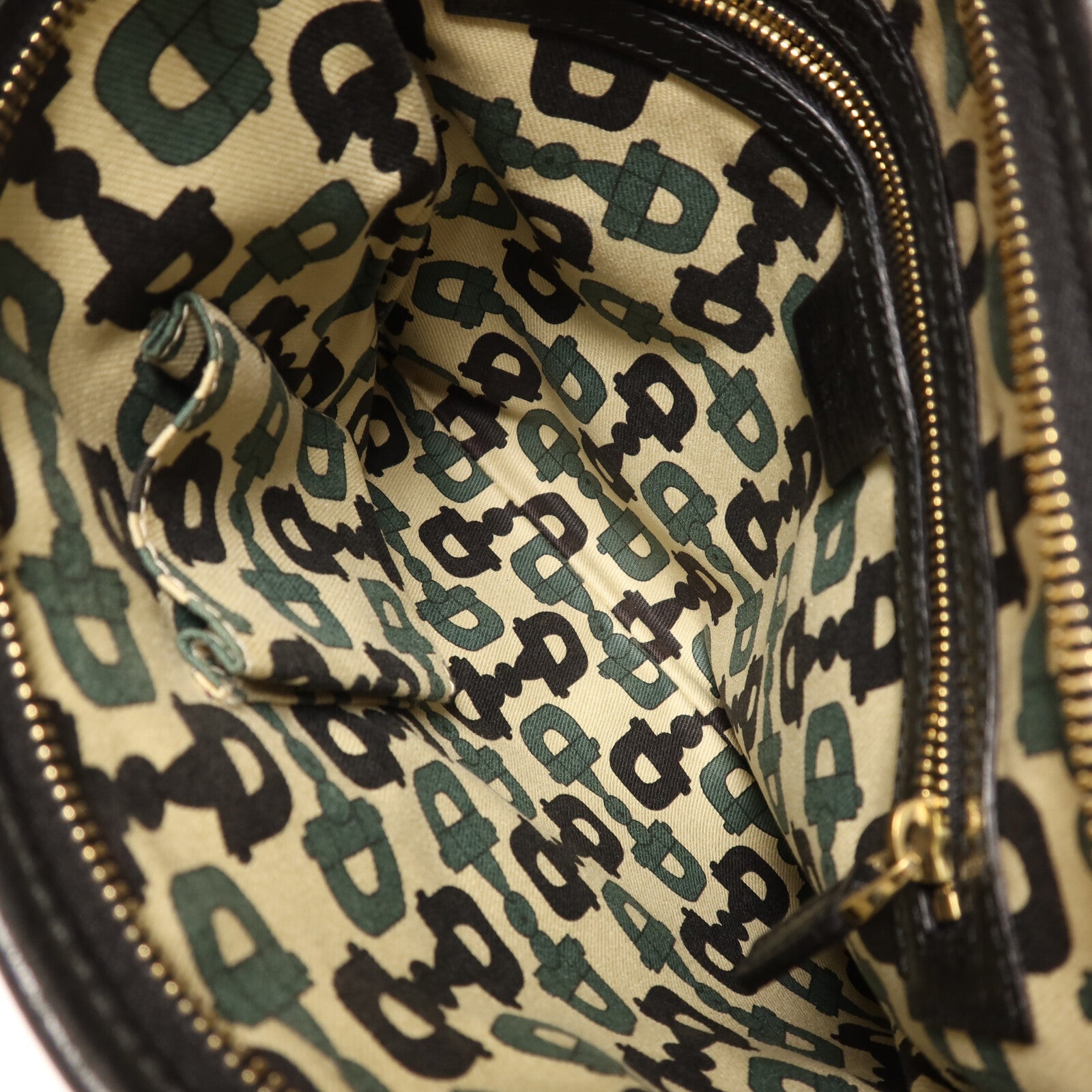 GUCCI 帆布Shoulder Bag金扣肩背袋