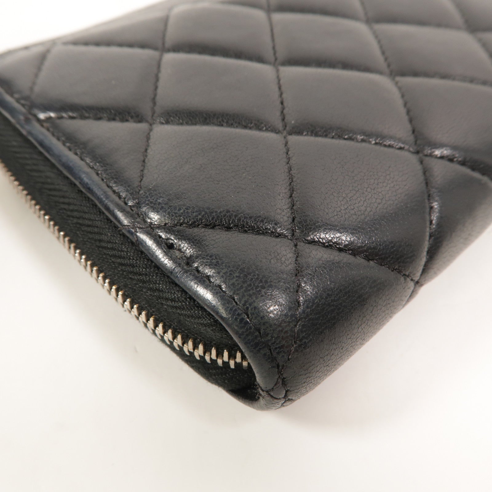 CHANEL 羊皮皮革Zipper Long Wallet長錢包